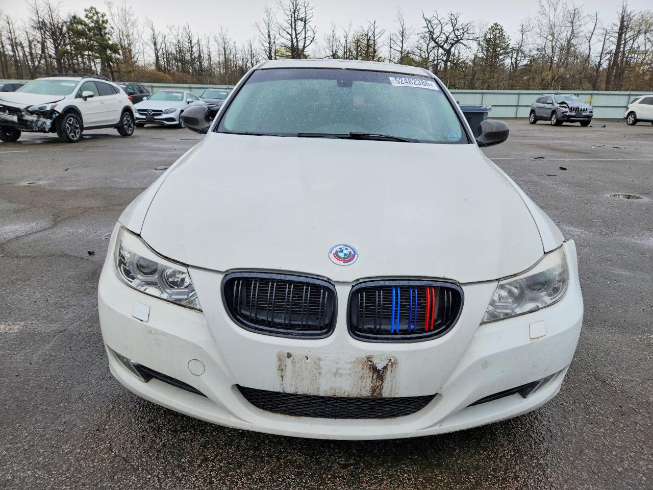 2011 Bmw 3 Series White vin: WBAPK5C56BA660678