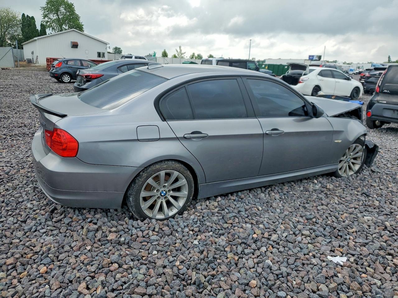 2011 Bmw 328 Xi Sulev Gray vin: WBAPK5C56BA994399