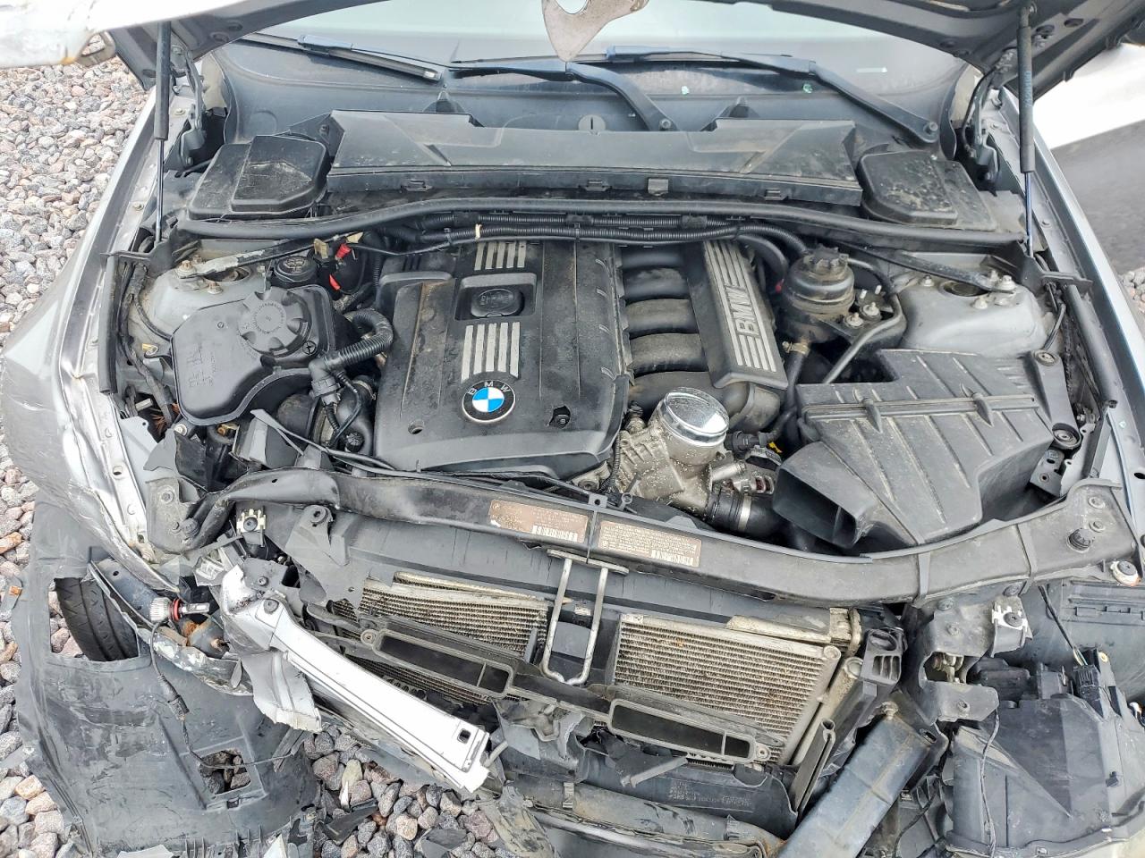 2011 Bmw 328 Xi Sulev Gray vin: WBAPK5C56BA994399