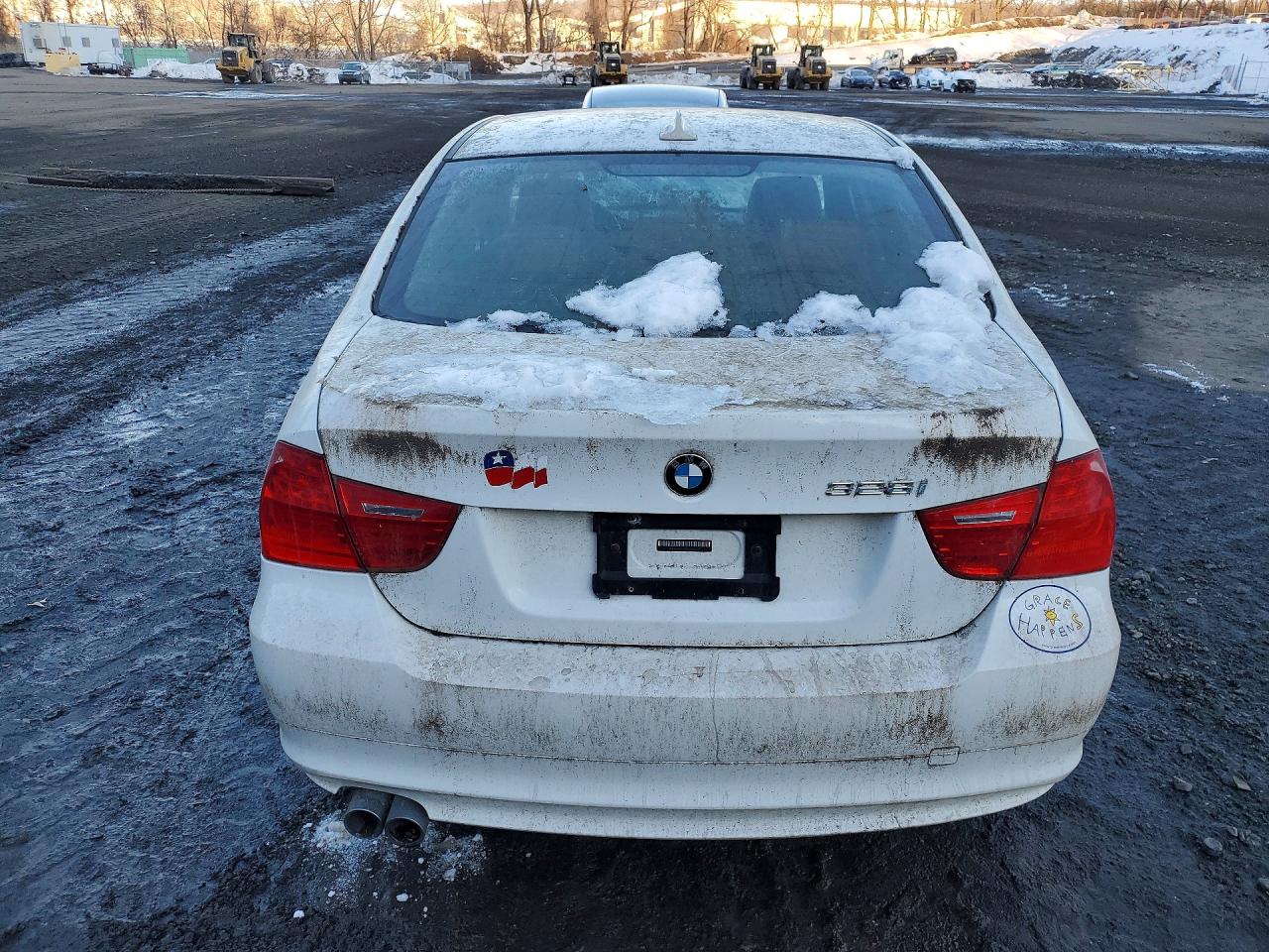2011 Bmw 328 Xi Sulev White vin: WBAPK5C57BA660429