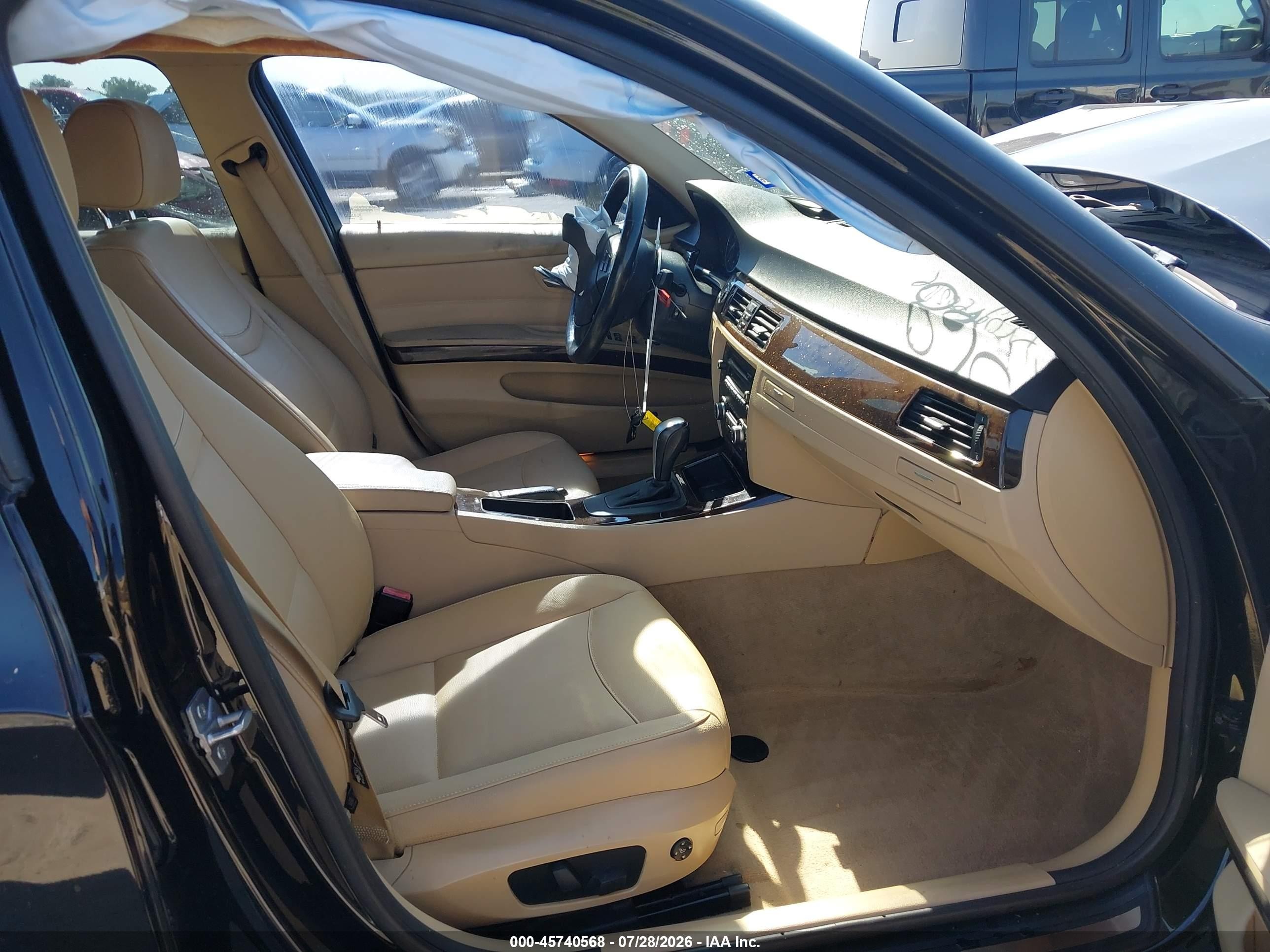 2011 Bmw 328i Xdrive Black vin: WBAPK5C57BF124325