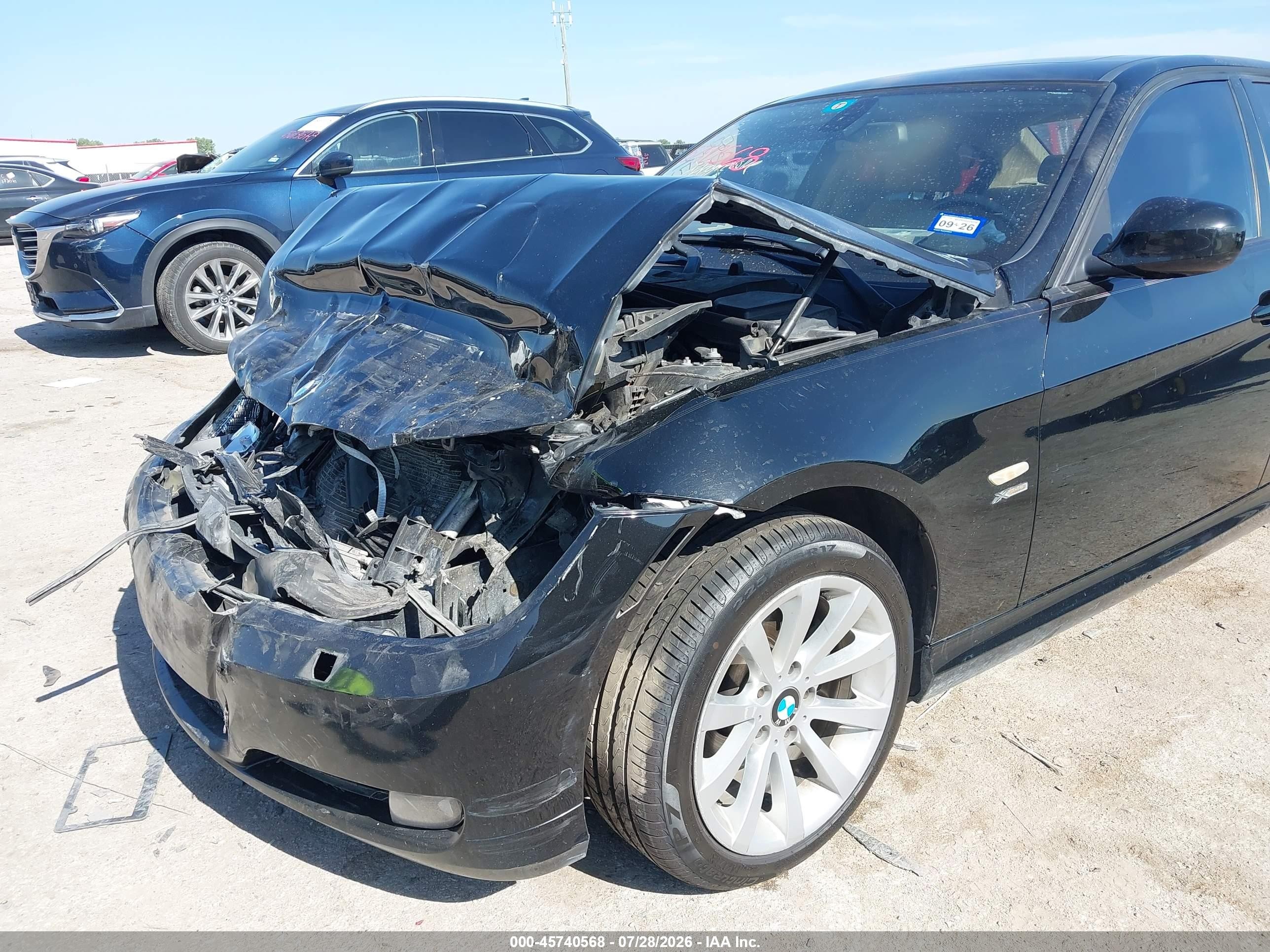 2011 Bmw 328i Xdrive Black vin: WBAPK5C57BF124325