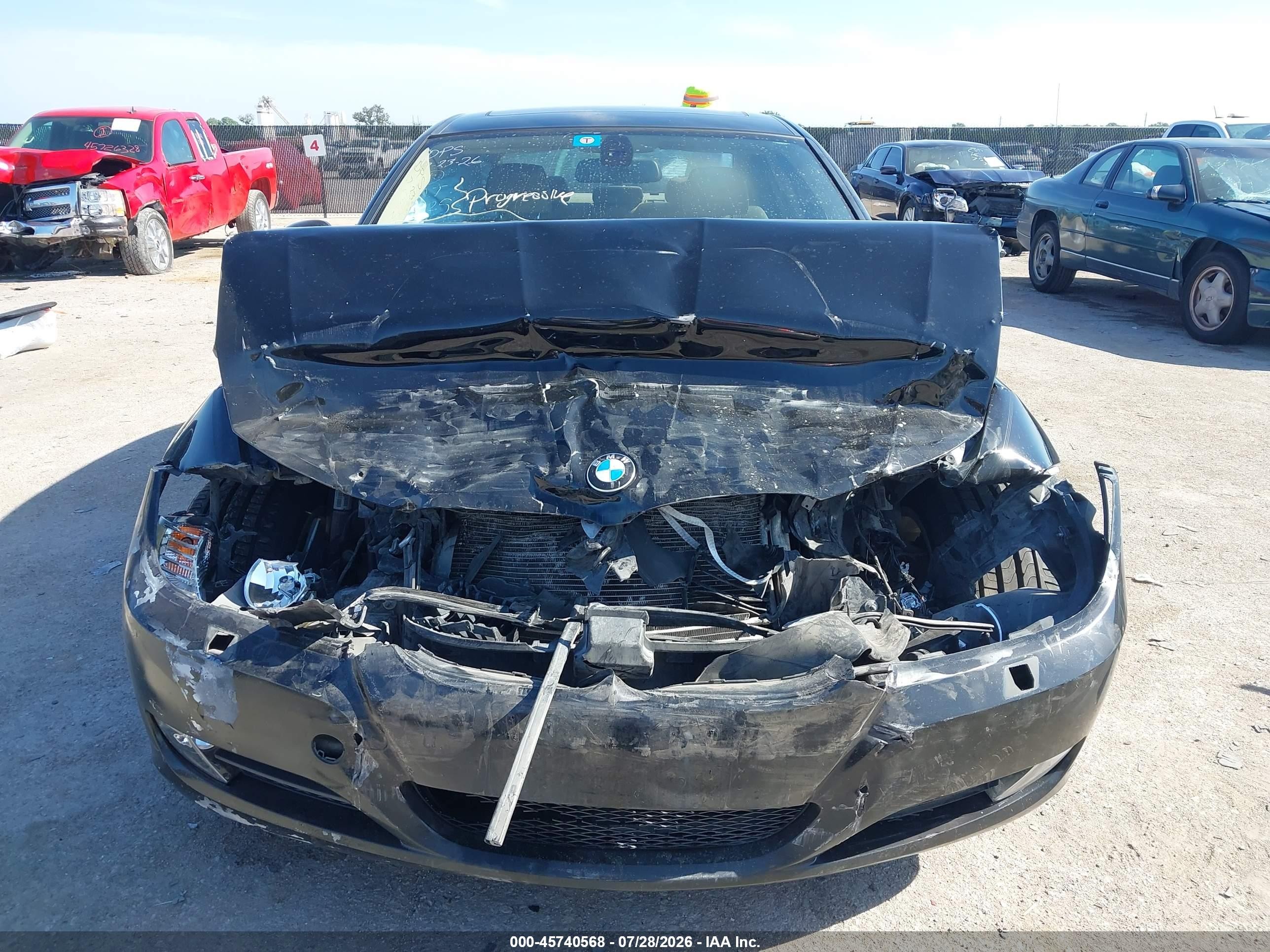 2011 Bmw 328i Xdrive Black vin: WBAPK5C57BF124325