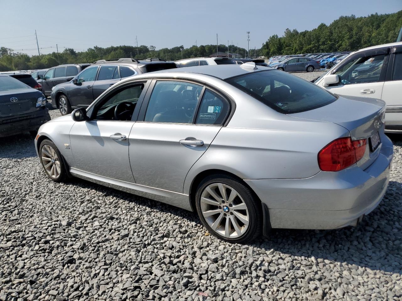 2011 Bmw 328 Xi Sulev Silver vin: WBAPK5C57BF127127