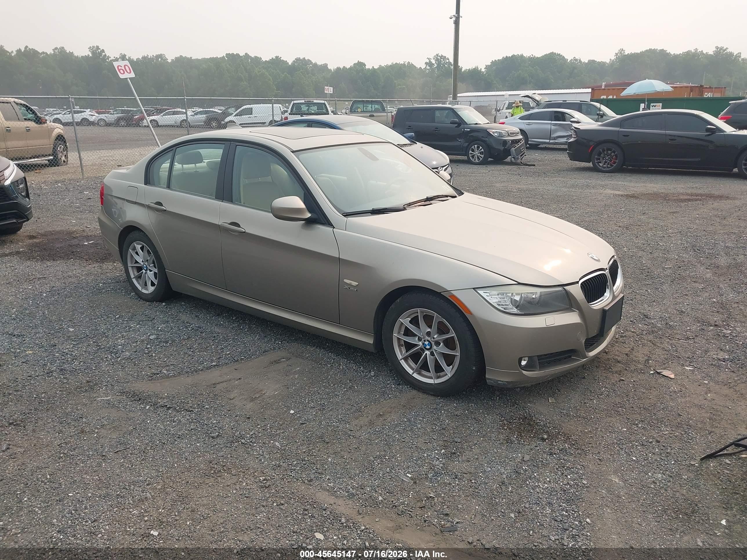 2010 Bmw 328i Xdrive Золотой vin: WBAPK5C58AA646893
