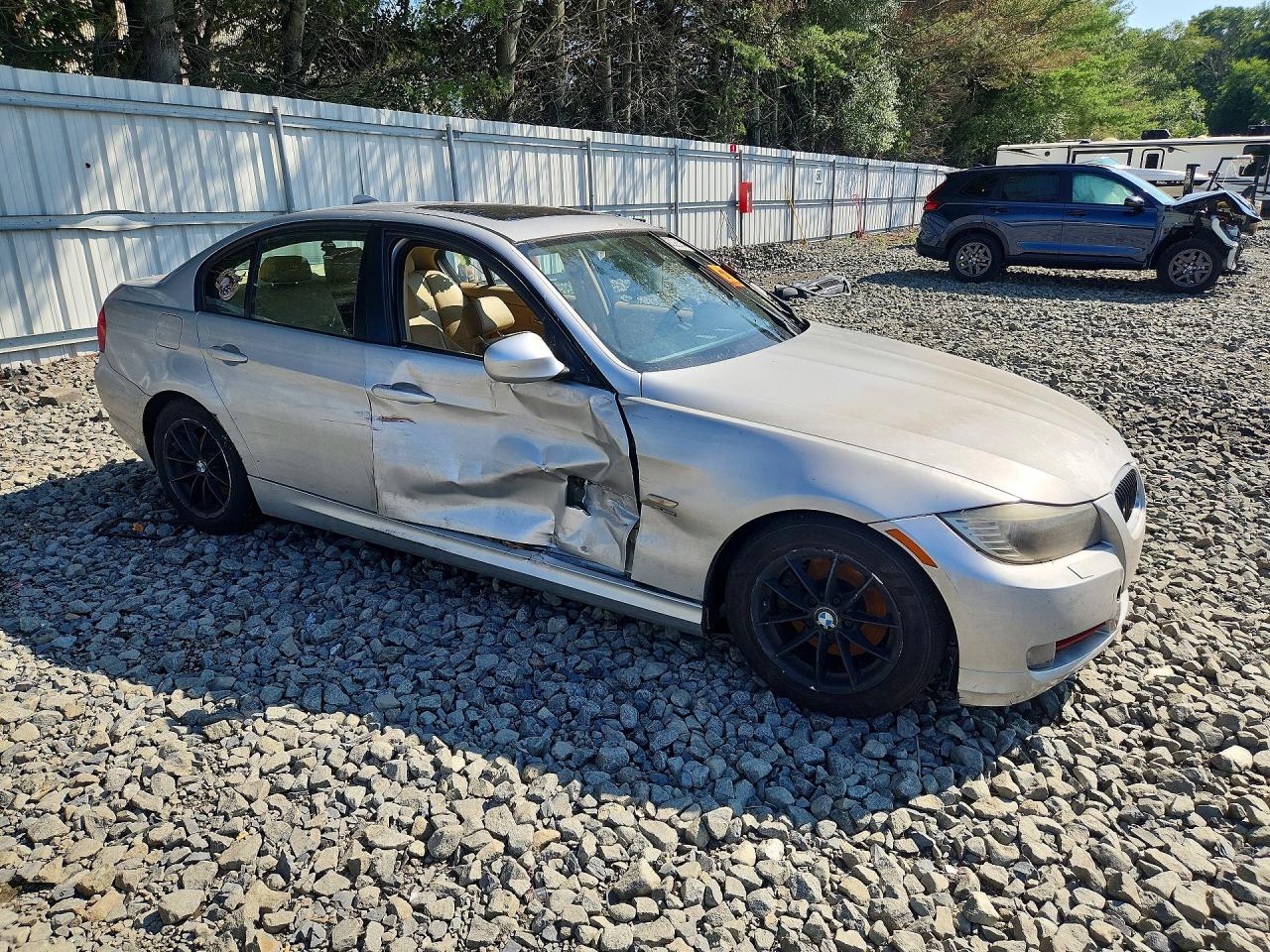 2010 Bmw 328 Xi Sulev Silver vin: WBAPK5C58AA653391