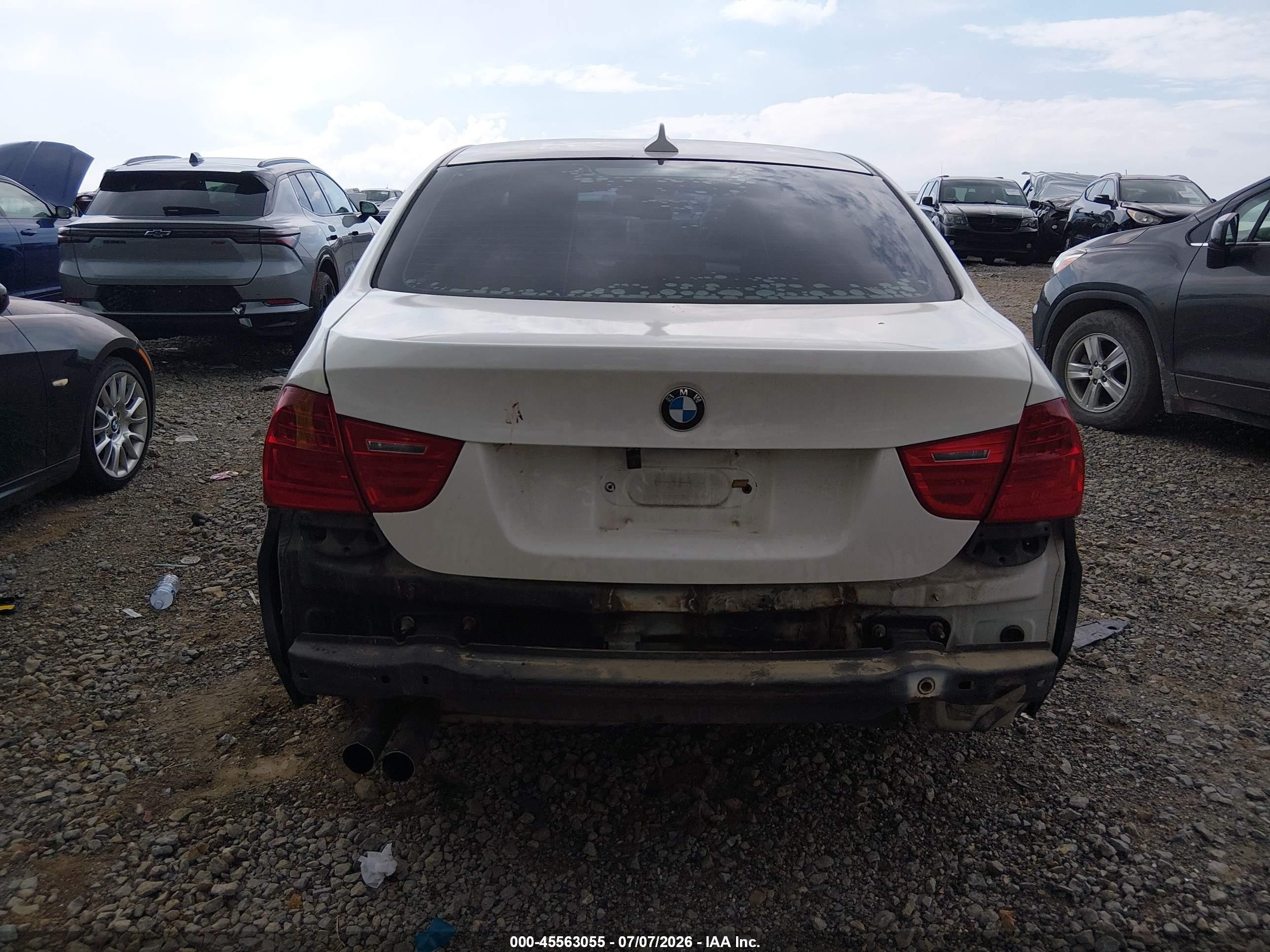 2010 Bmw 328i Xdrive White vin: WBAPK5C59AA648085