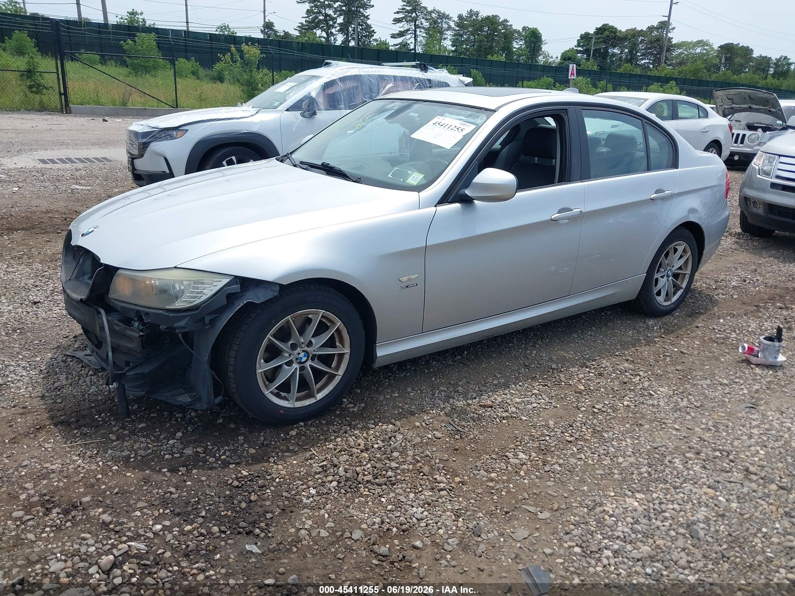 2010 Bmw 328i Xdrive Gray vin: WBAPK5C59AA648801