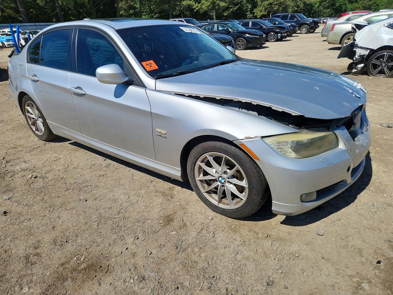 2010 Bmw 328 Xi Sulev Silver vin: WBAPK5C59AA649611