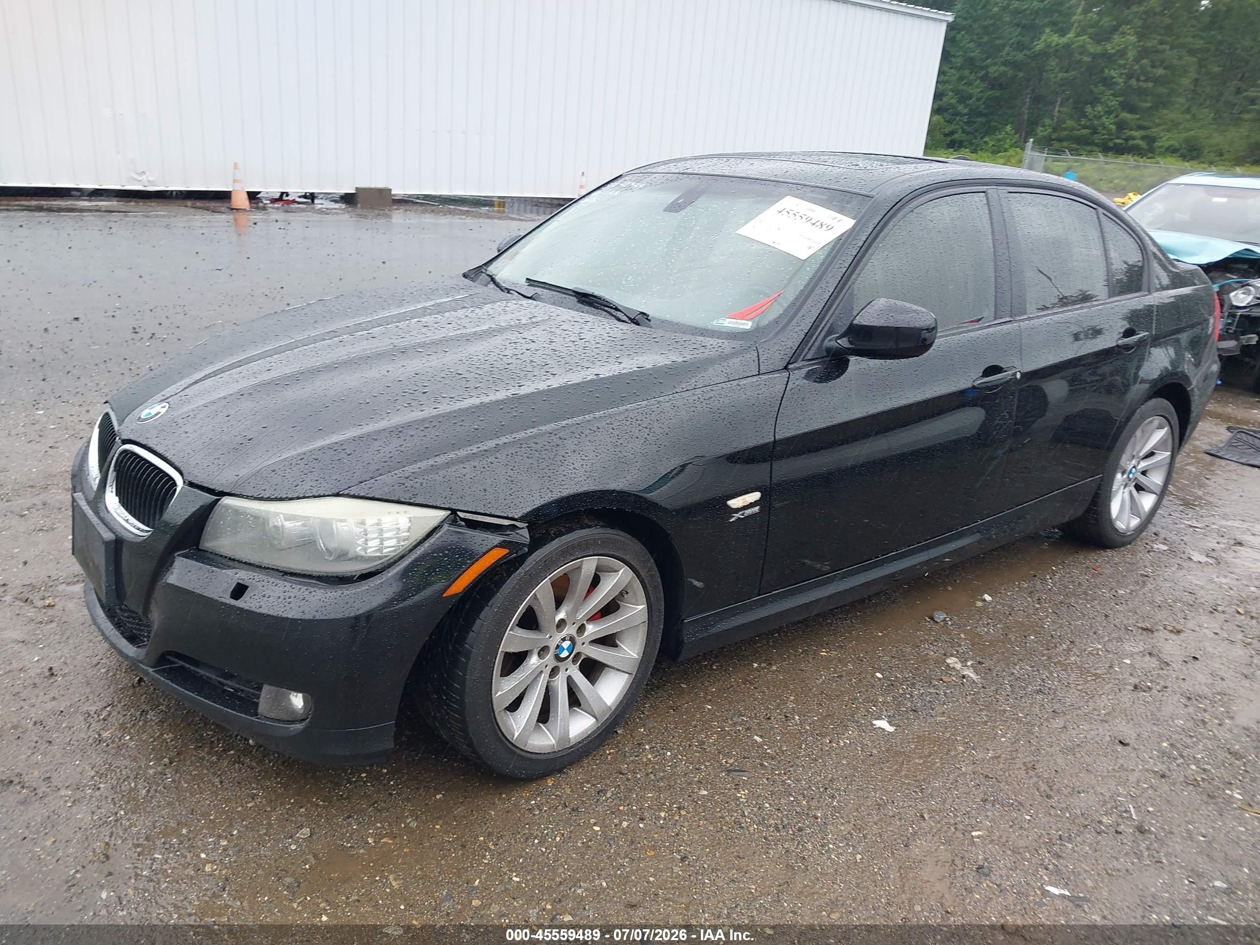 2011 Bmw 328i Xdrive Black vin: WBAPK5C59BF127498