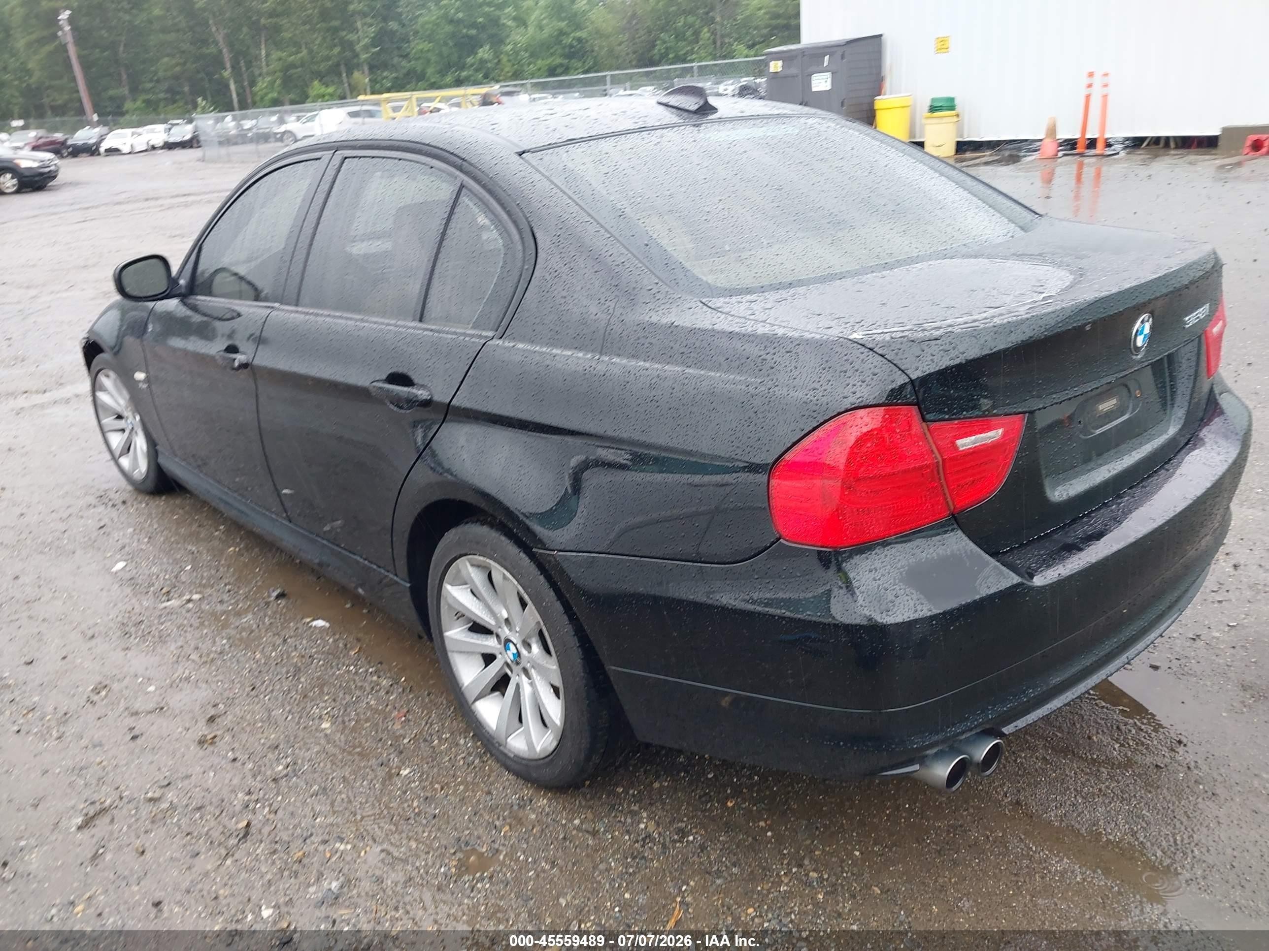 2011 Bmw 328i Xdrive Black vin: WBAPK5C59BF127498