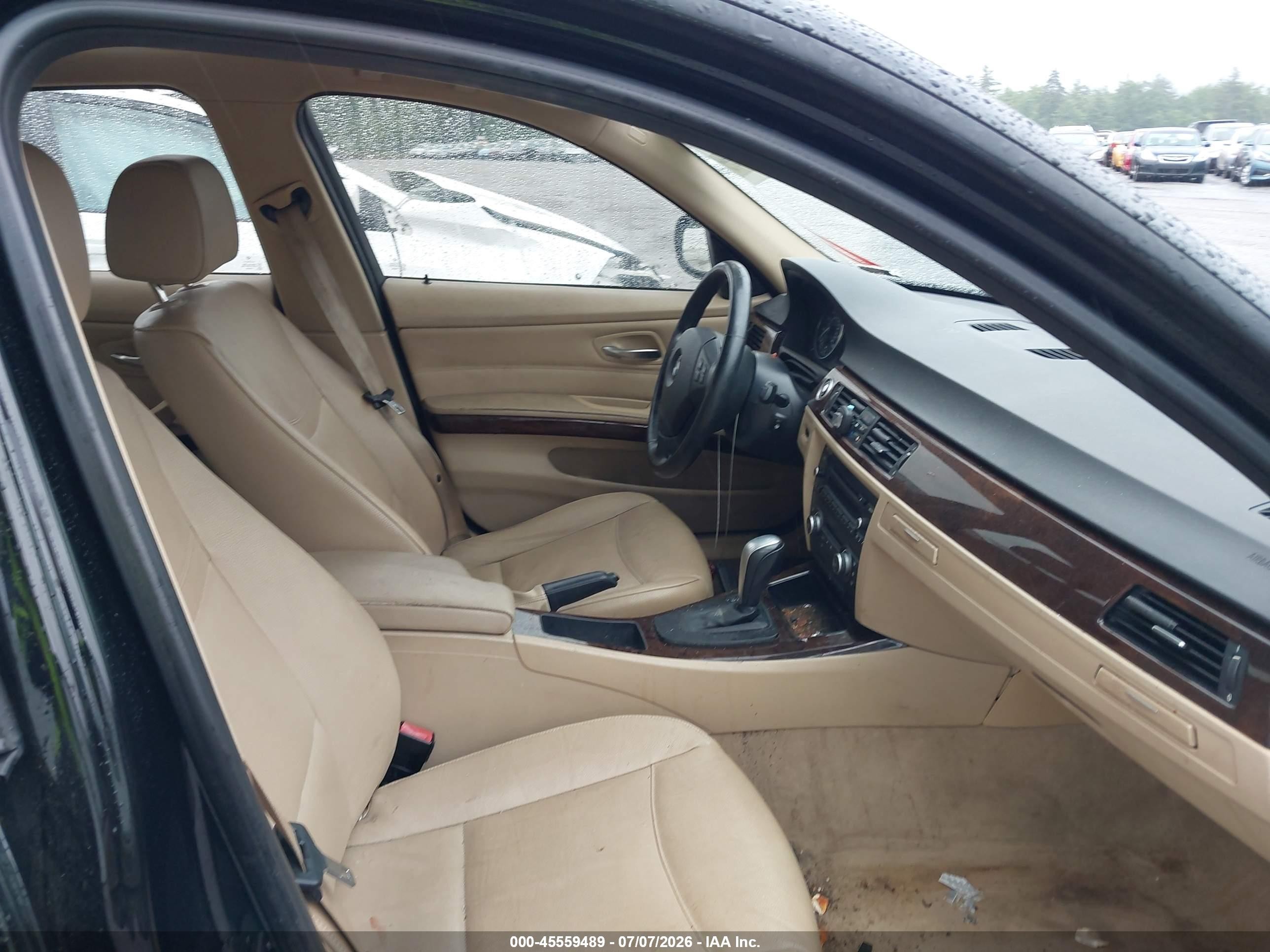 2011 Bmw 328i Xdrive Black vin: WBAPK5C59BF127498
