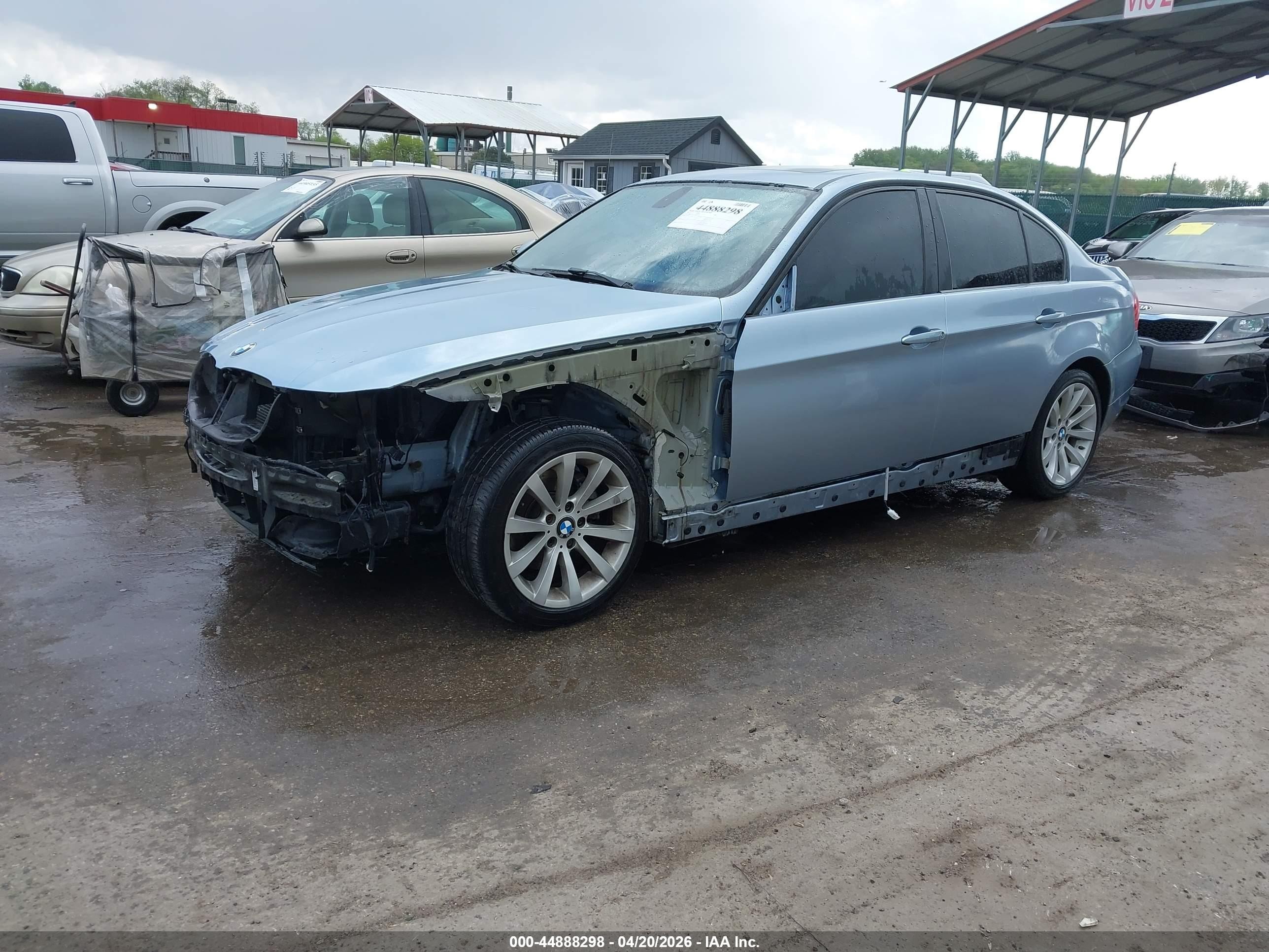 2011 Bmw 328i Xdrive Light Blue vin: WBAPK5C5XBA659517