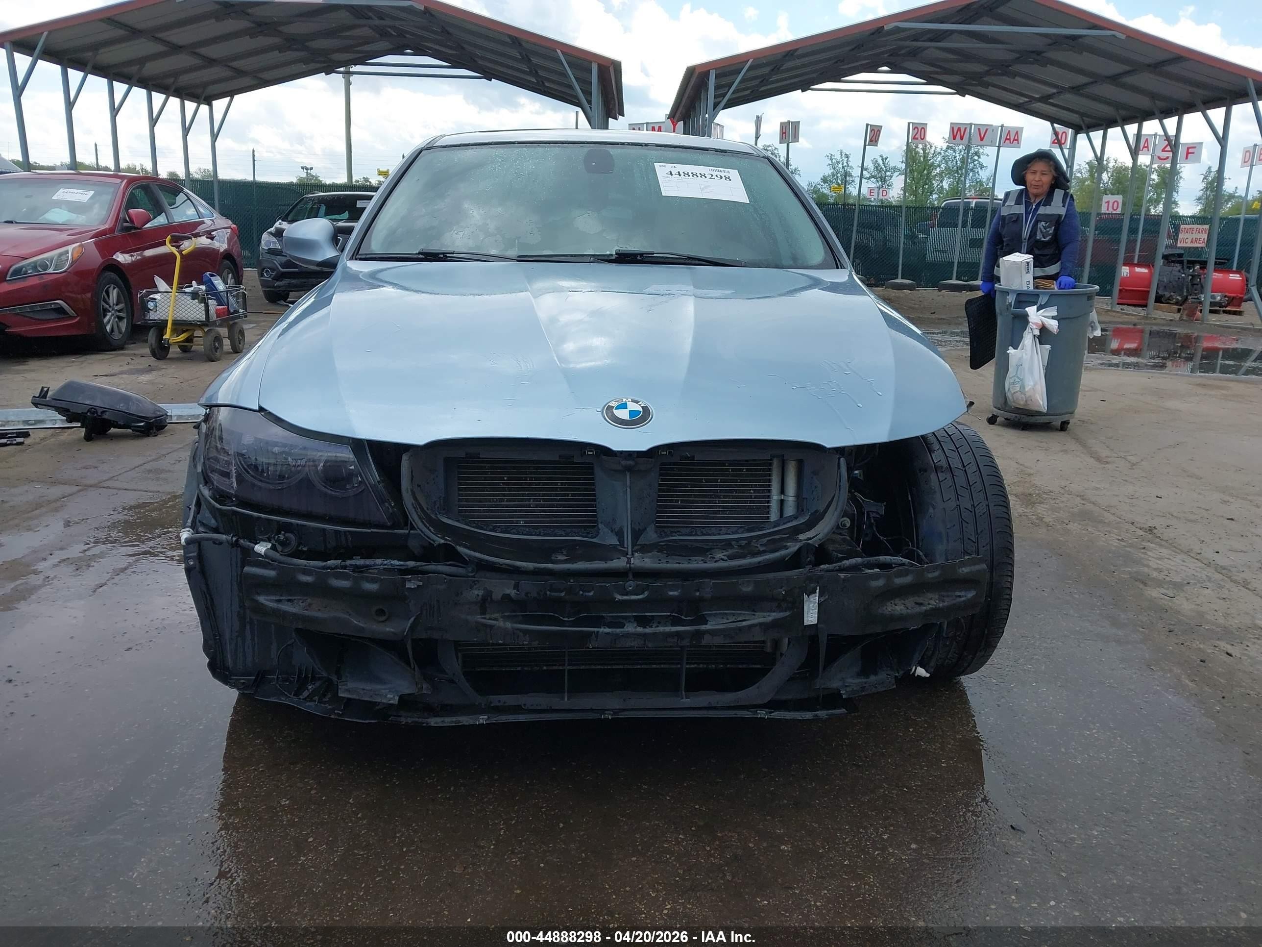 2011 Bmw 328i Xdrive Light Blue vin: WBAPK5C5XBA659517