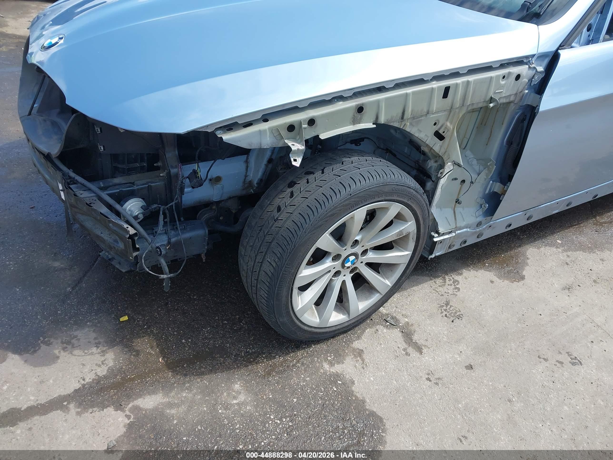 2011 Bmw 328i Xdrive Light Blue vin: WBAPK5C5XBA659517