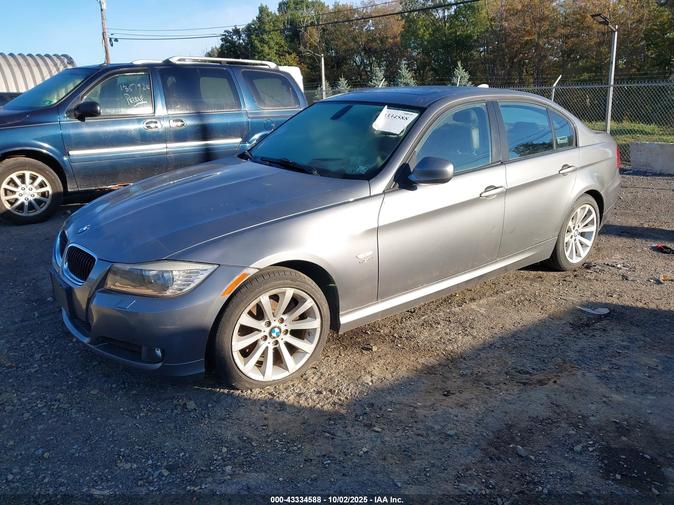 2011 Bmw 328i Xdrive Gray vin: WBAPK5C5XBA993868