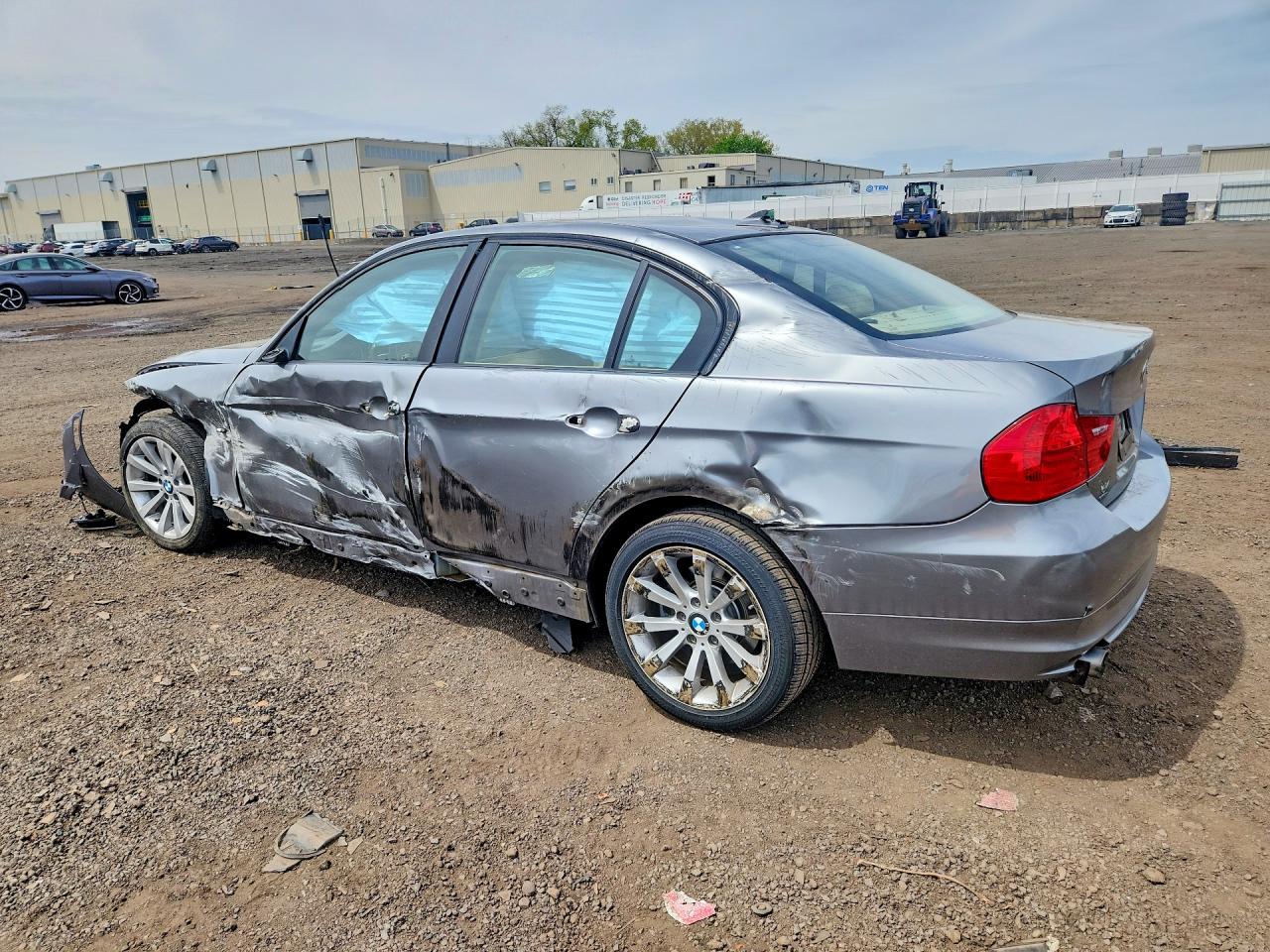 2011 Bmw 328 Xi Sulev Серый vin: WBAPK5G51BNN80093