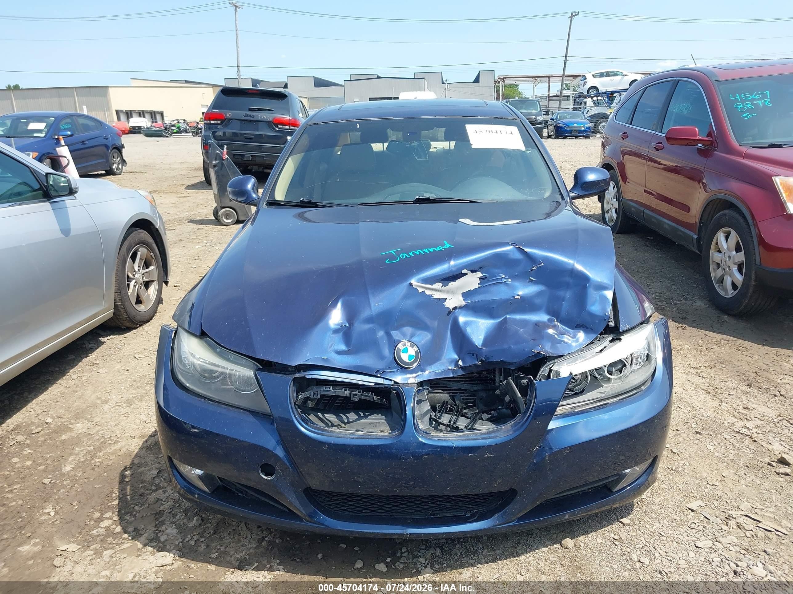 2011 Bmw 328i Xdrive Blue vin: WBAPK5G53BNN79754