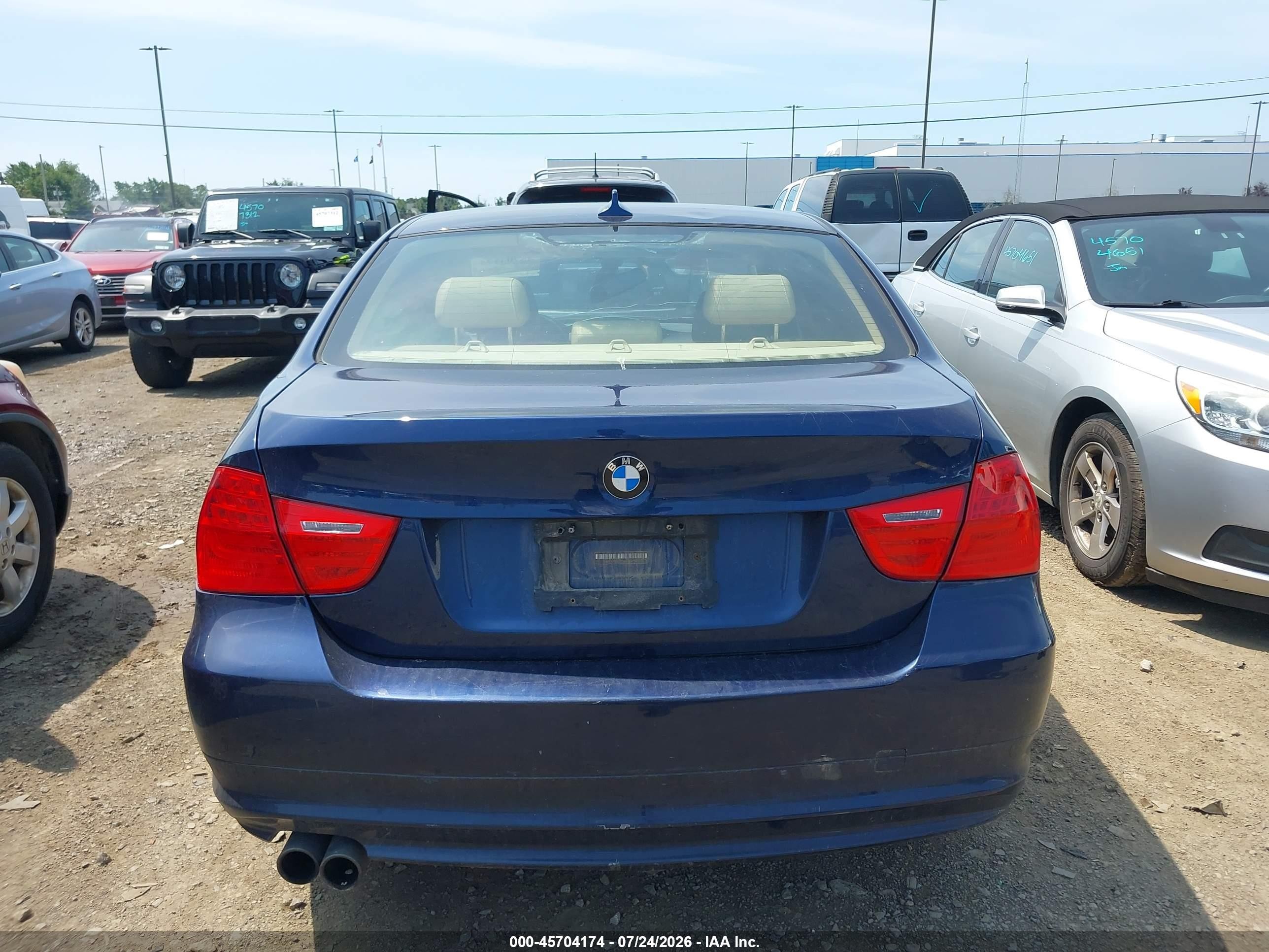2011 Bmw 328i Xdrive Blue vin: WBAPK5G53BNN79754