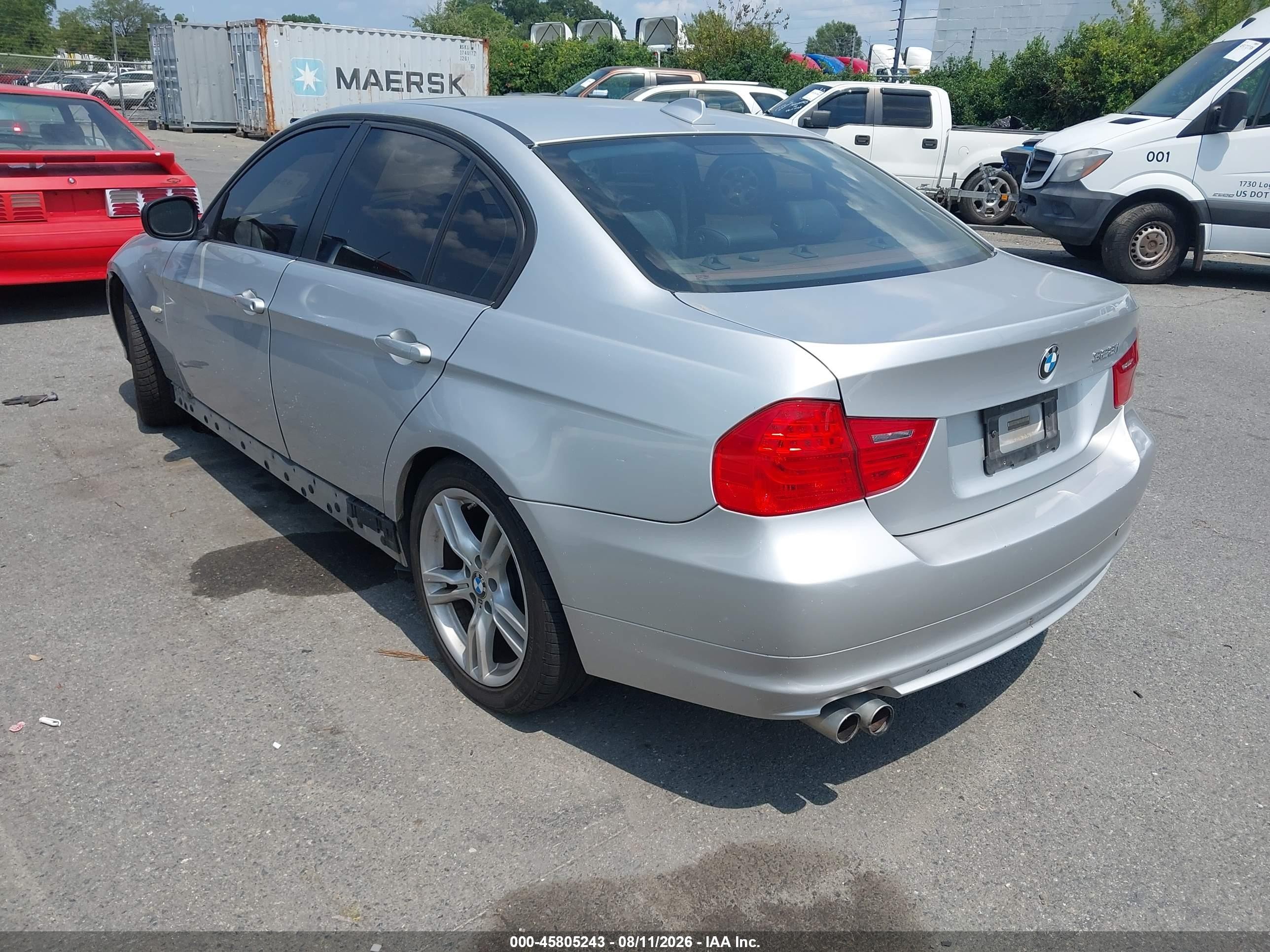 2011 Bmw 328i Xdrive Gray vin: WBAPK5G54BNN30093