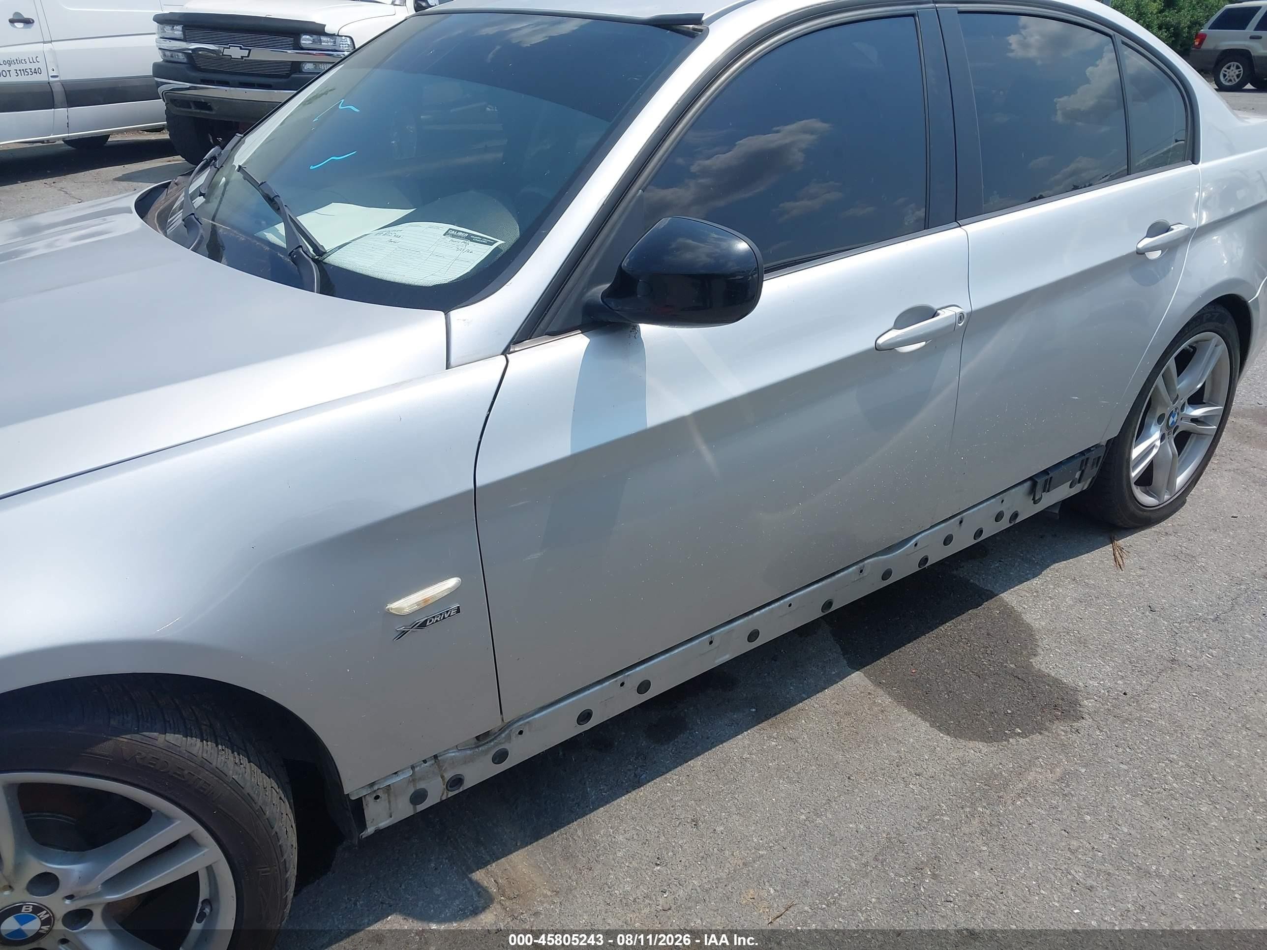 2011 Bmw 328i Xdrive Gray vin: WBAPK5G54BNN30093
