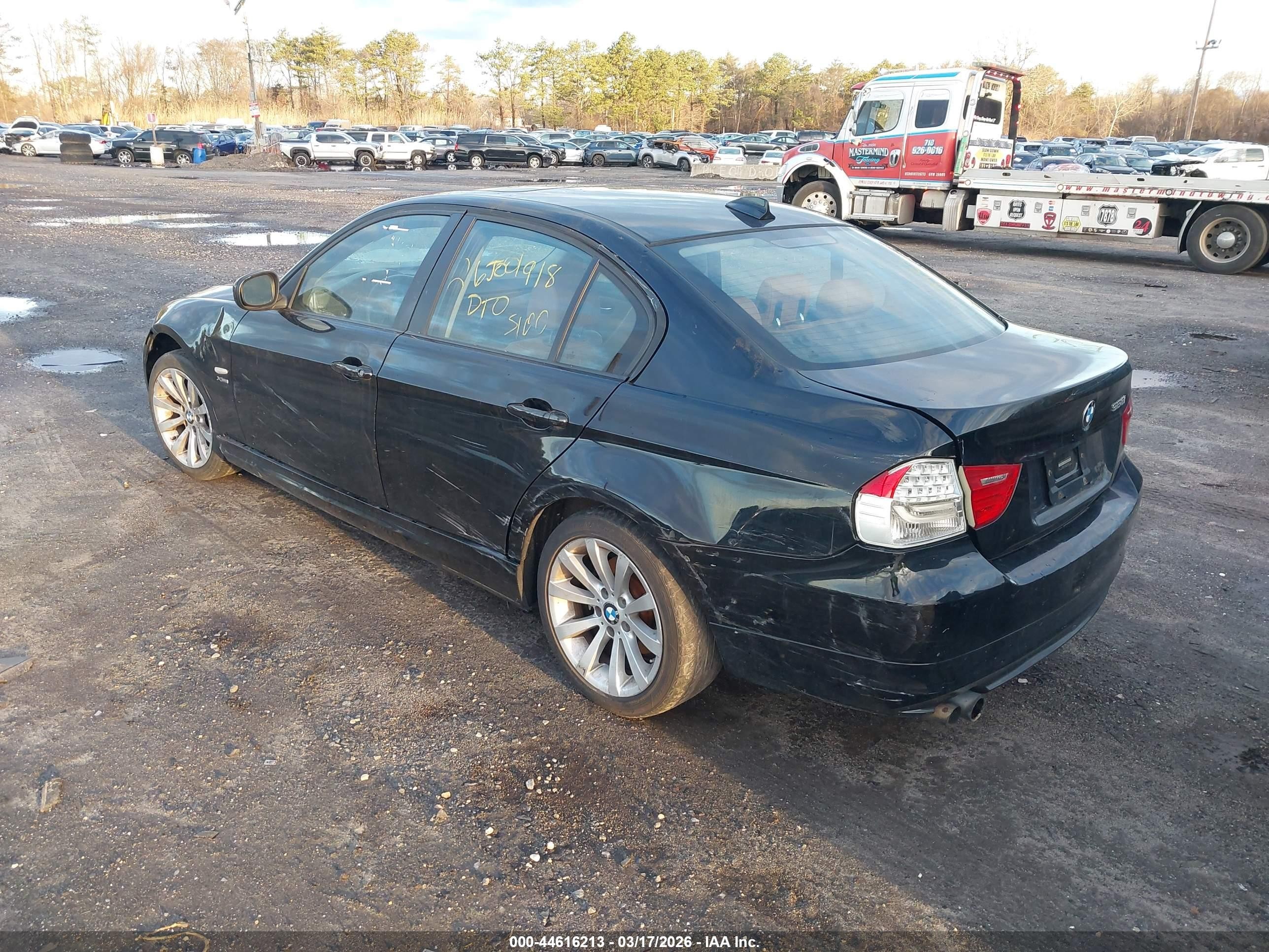 2011 Bmw 328i Xdrive Black vin: WBAPK5G54BNN81352