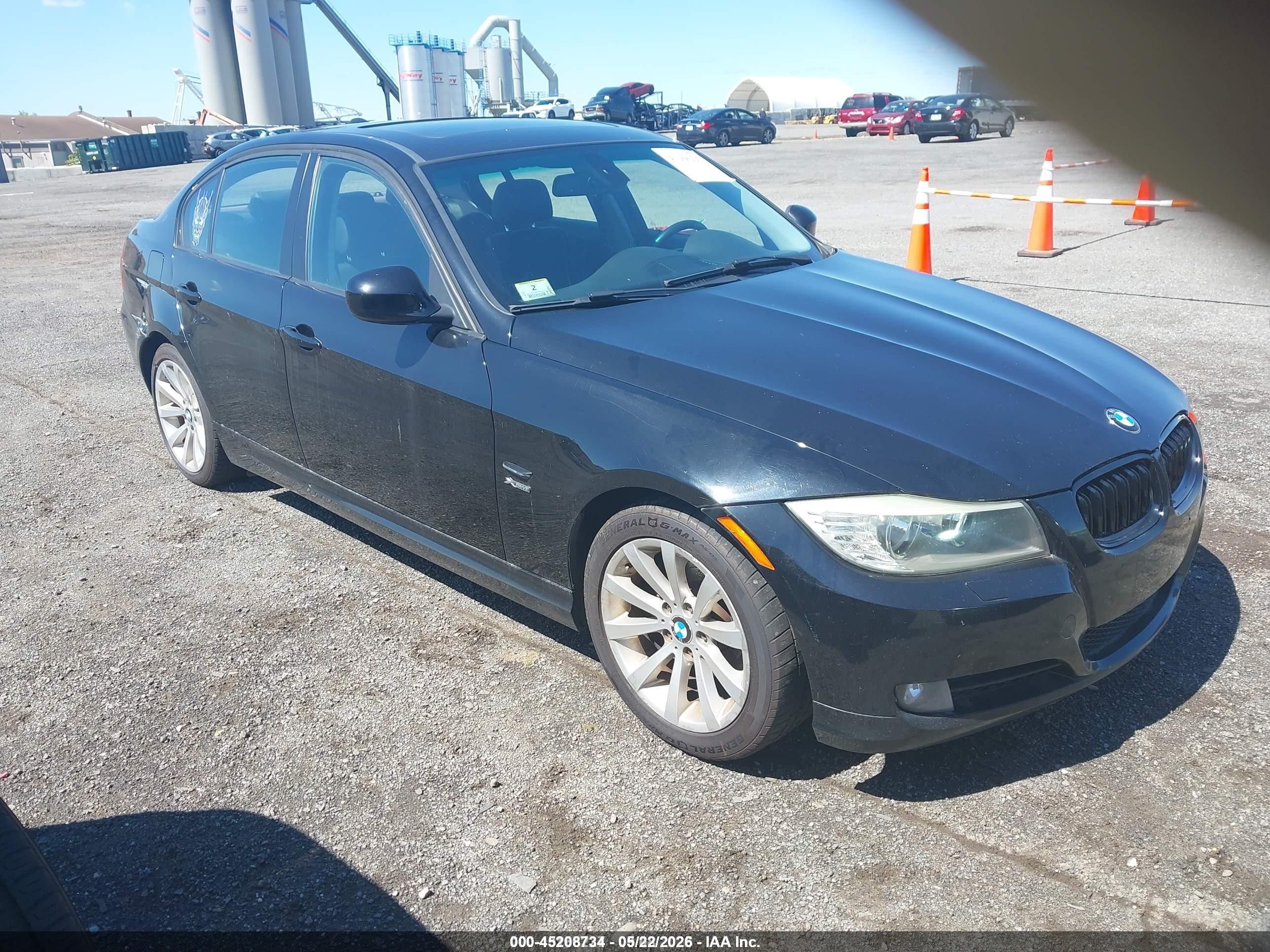 2011 Bmw 328i Xdrive Black vin: WBAPK5G55BNN26506