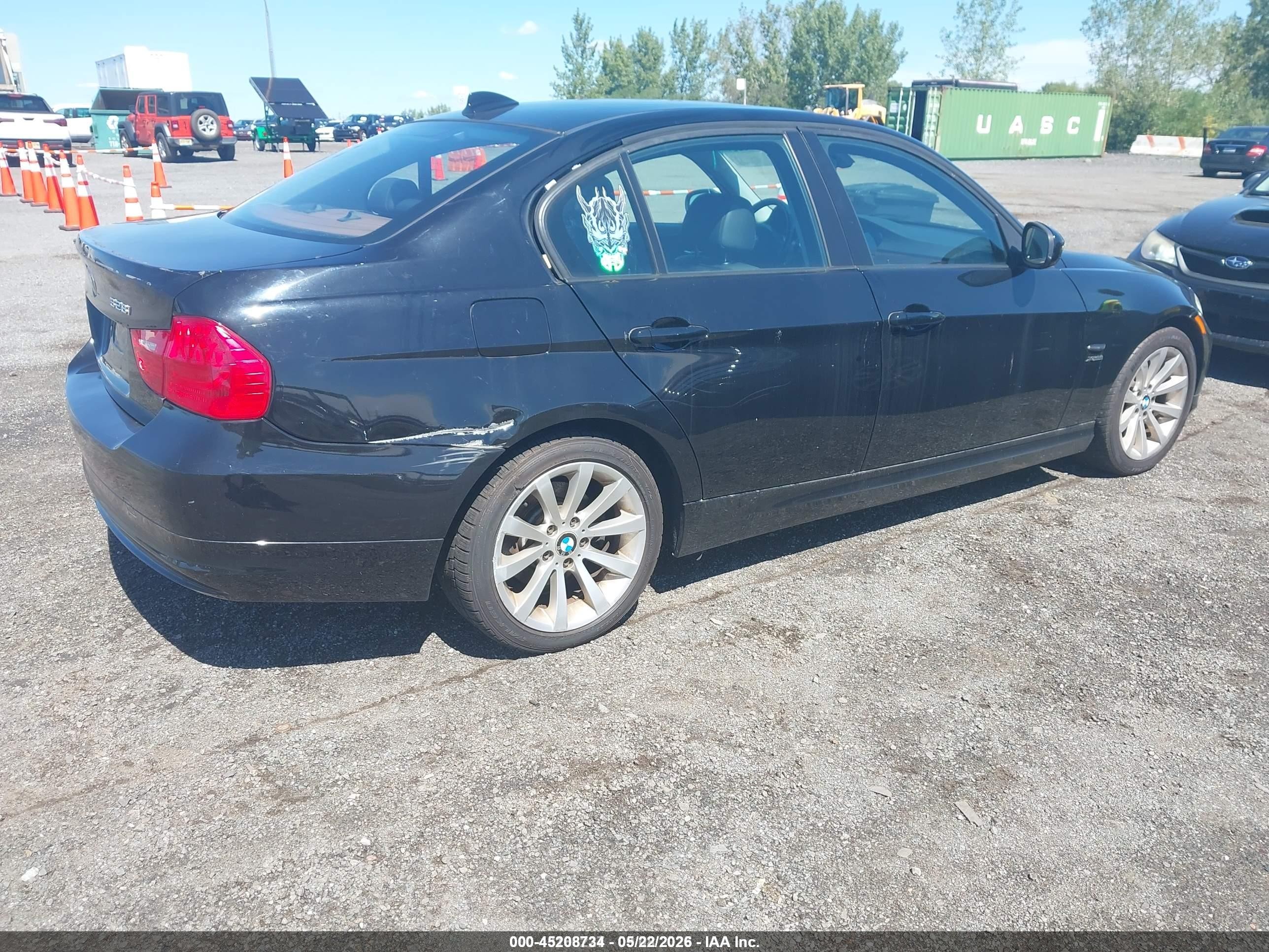 2011 Bmw 328i Xdrive Black vin: WBAPK5G55BNN26506