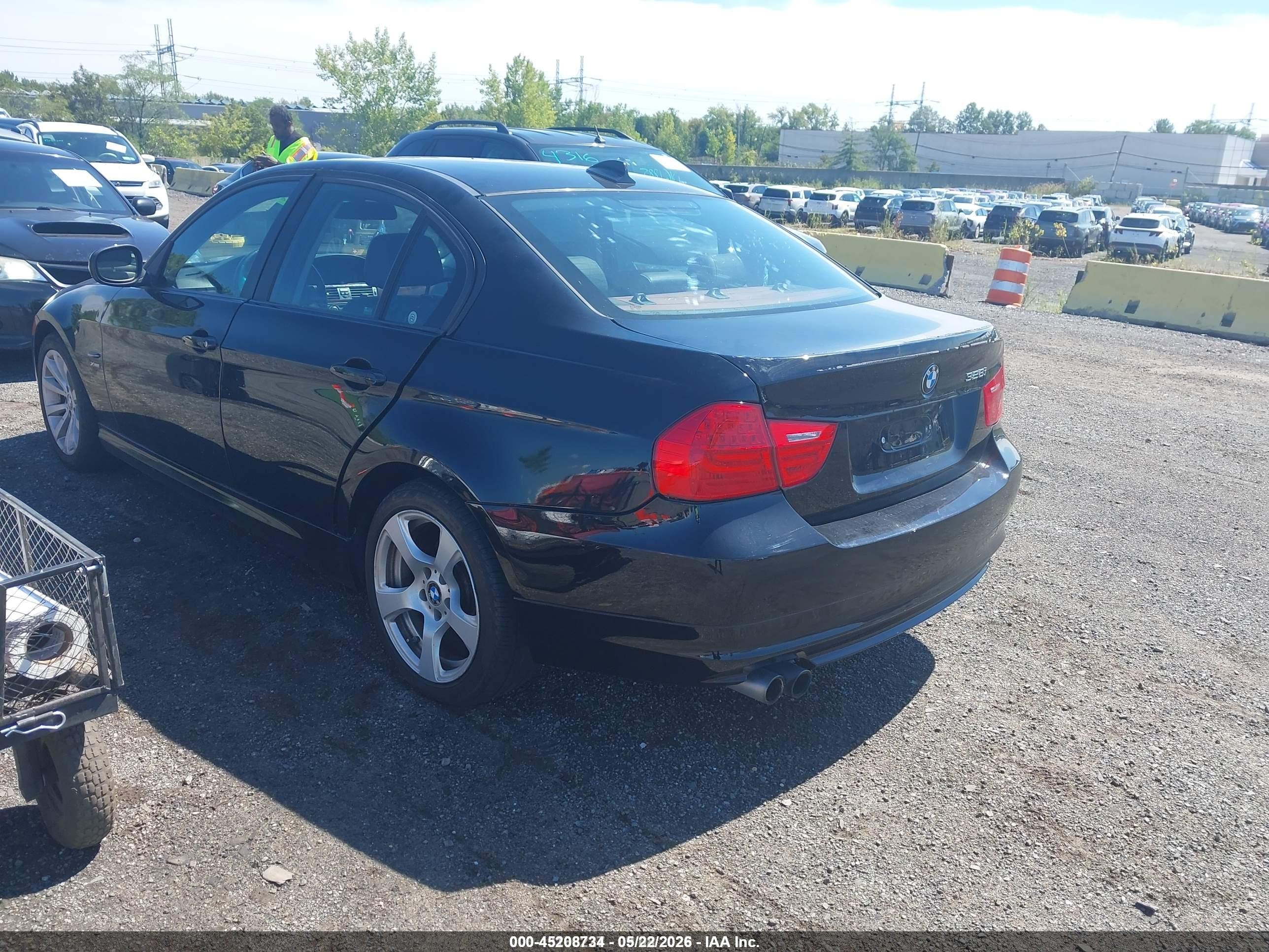 2011 Bmw 328i Xdrive Black vin: WBAPK5G55BNN26506