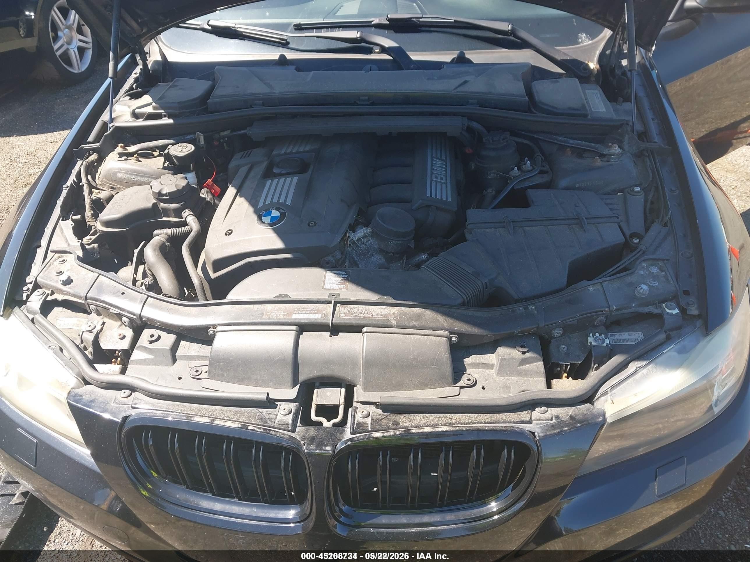 2011 Bmw 328i Xdrive Black vin: WBAPK5G55BNN26506