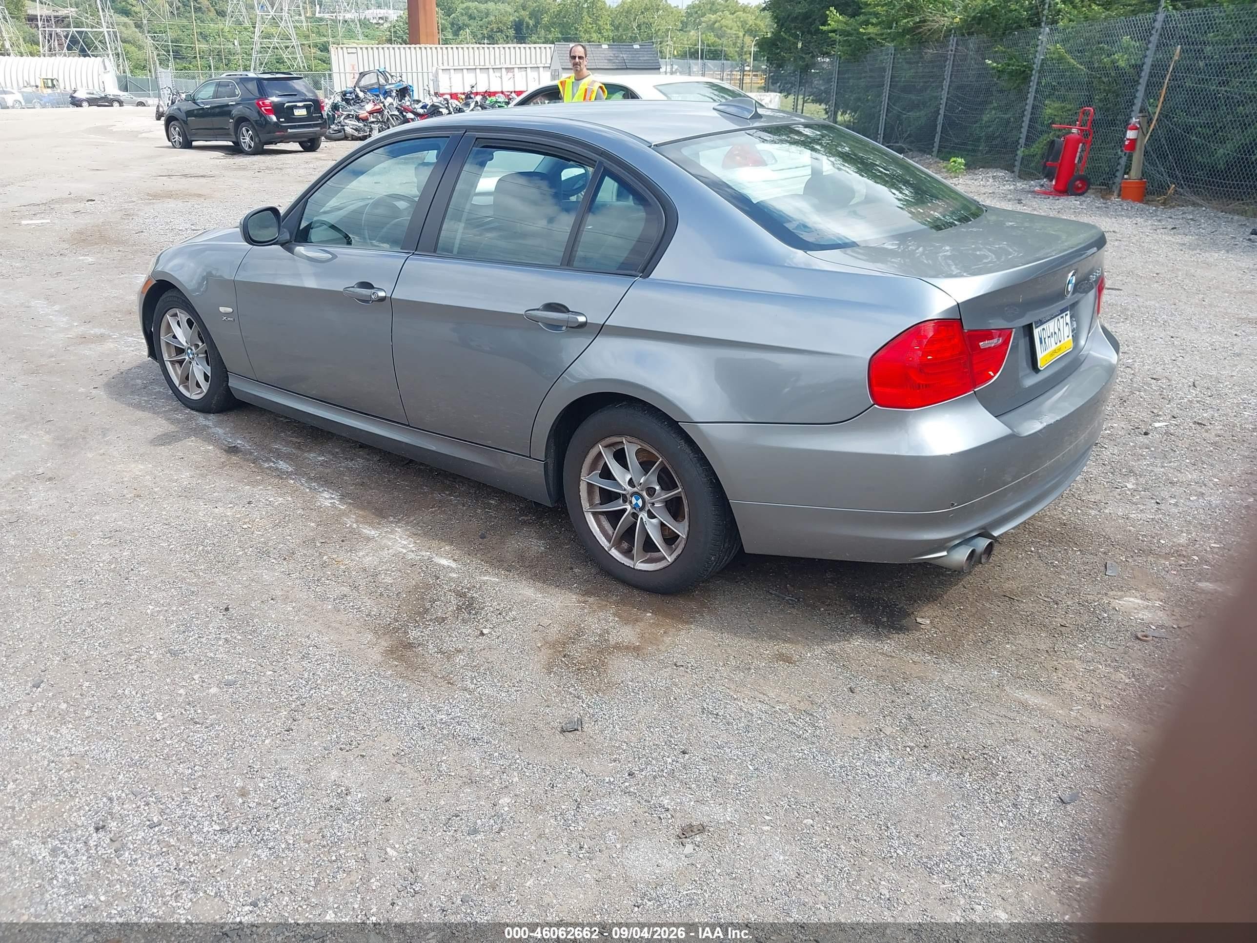 2011 Bmw 328i Xdrive Light Blue vin: WBAPK5G55BNN27056