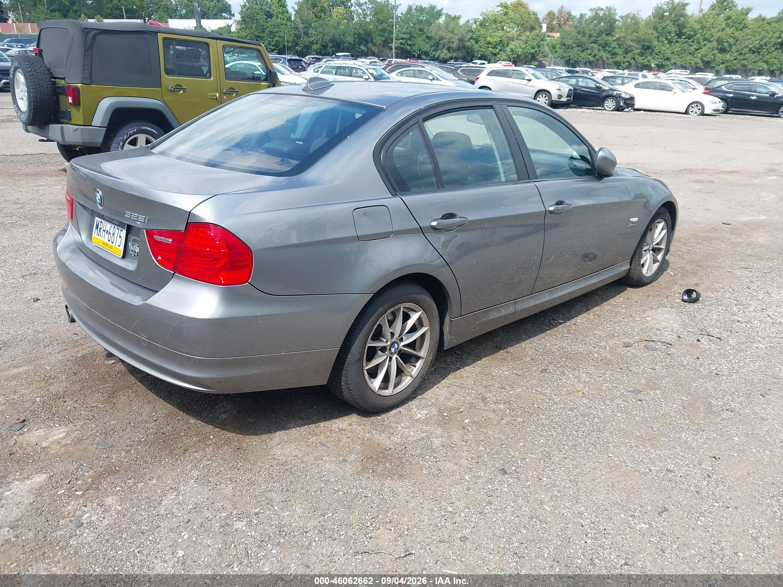 2011 Bmw 328i Xdrive Light Blue vin: WBAPK5G55BNN27056