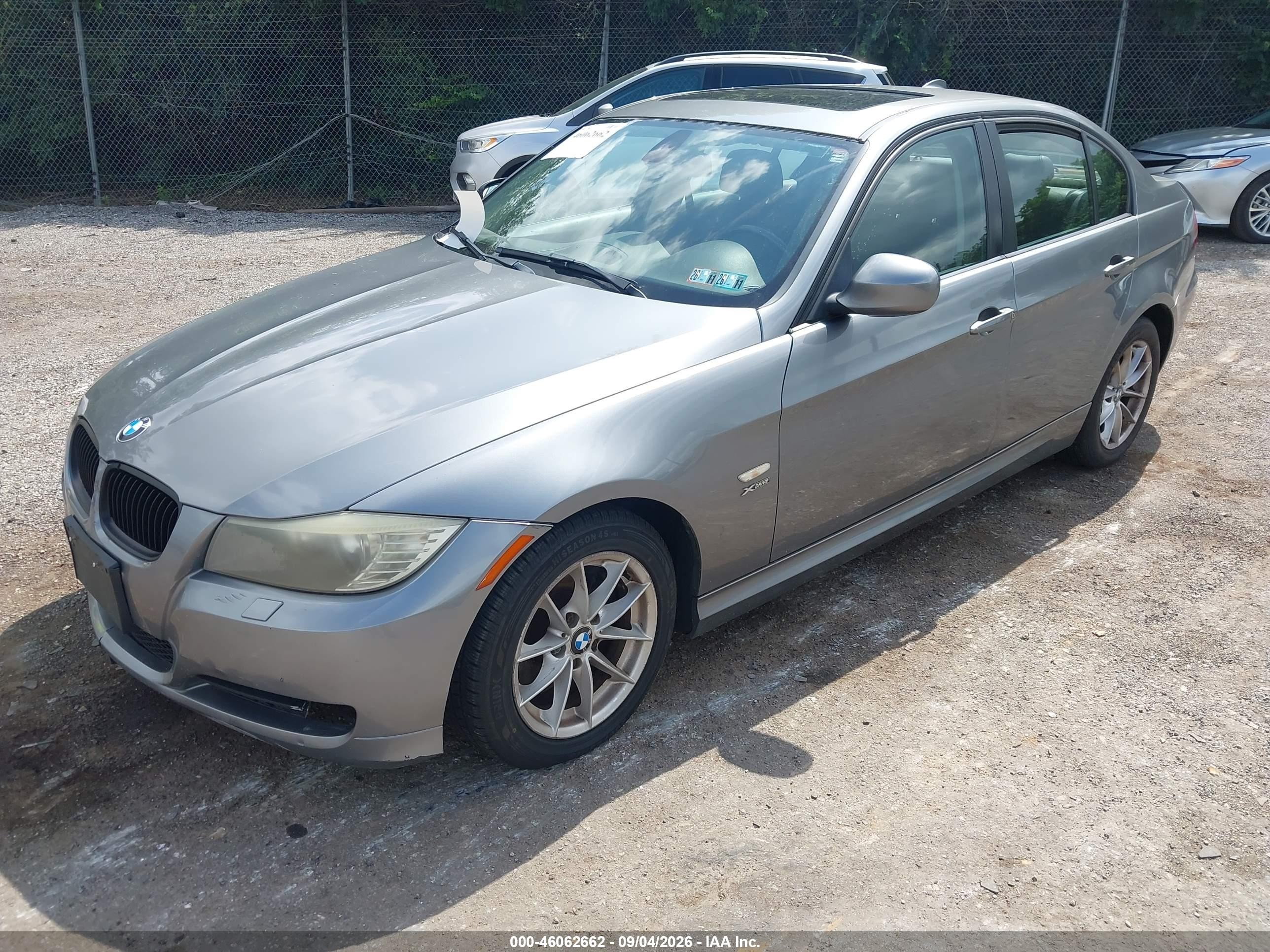 2011 Bmw 328i Xdrive Light Blue vin: WBAPK5G55BNN27056