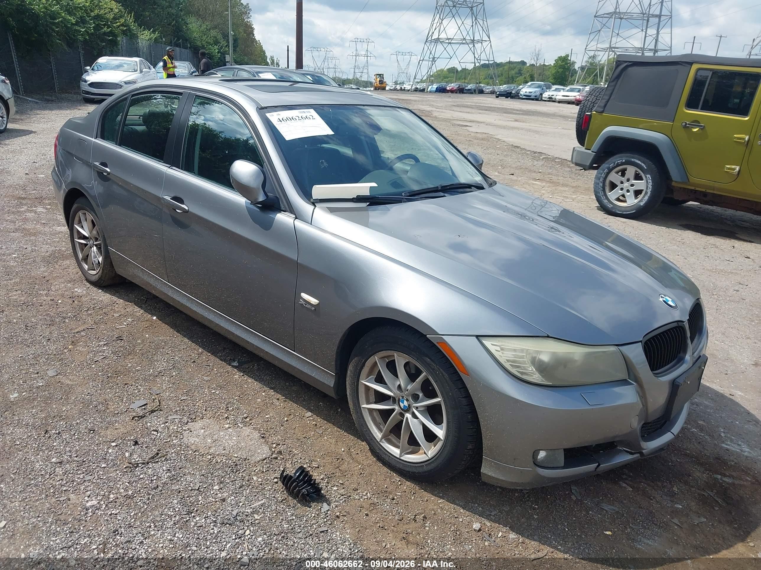 2011 Bmw 328i Xdrive Light Blue vin: WBAPK5G55BNN27056