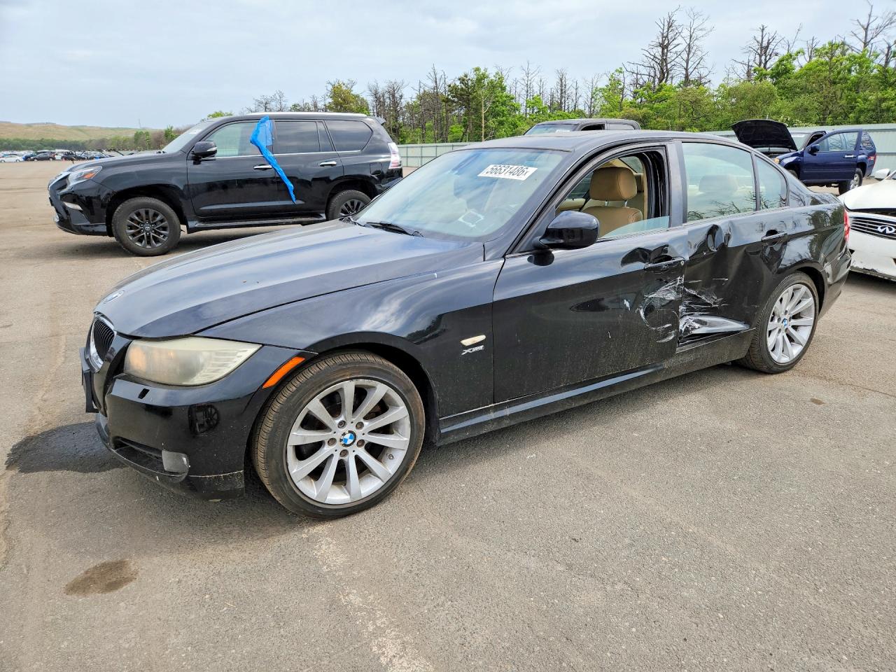 2011 Bmw 328 Xi Sulev Black vin: WBAPK5G56BNN24943
