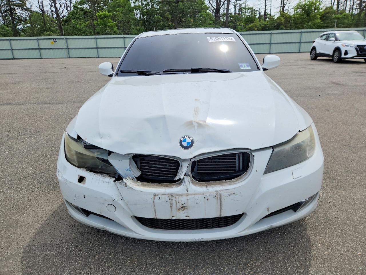 2011 Bmw 328 Xi Sulev White vin: WBAPK5G57BNN24630