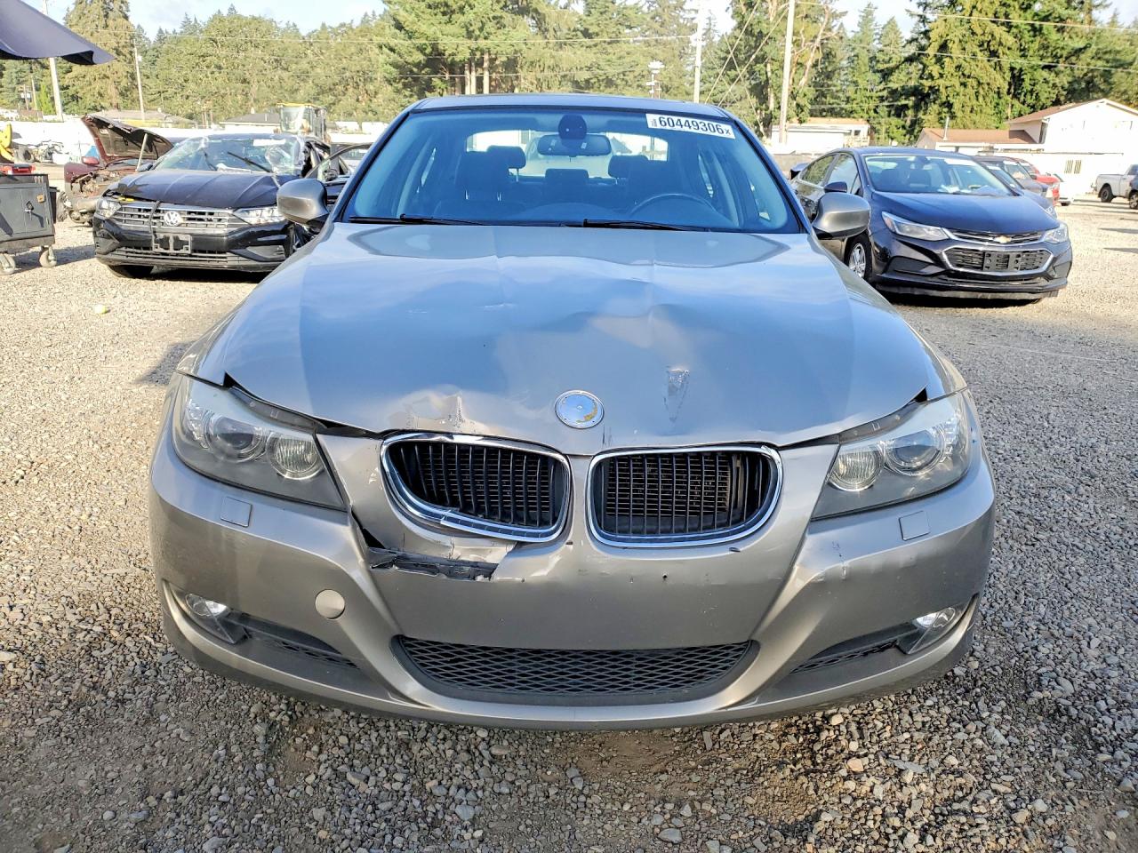 2011 Bmw 328 Xi Sulev Gray vin: WBAPK5G57BNN29925