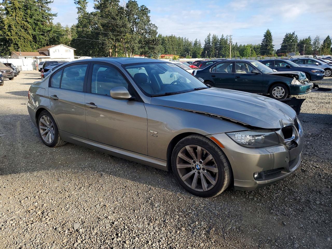 2011 Bmw 328 Xi Sulev Gray vin: WBAPK5G57BNN29925