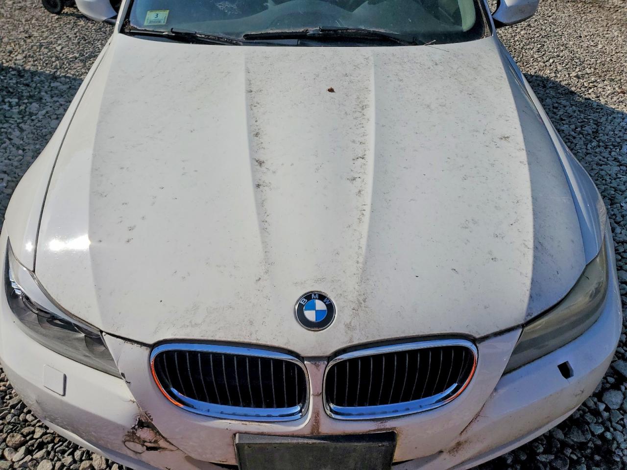 2011 Bmw 328 Xi Sulev White vin: WBAPK5G57BNN78980