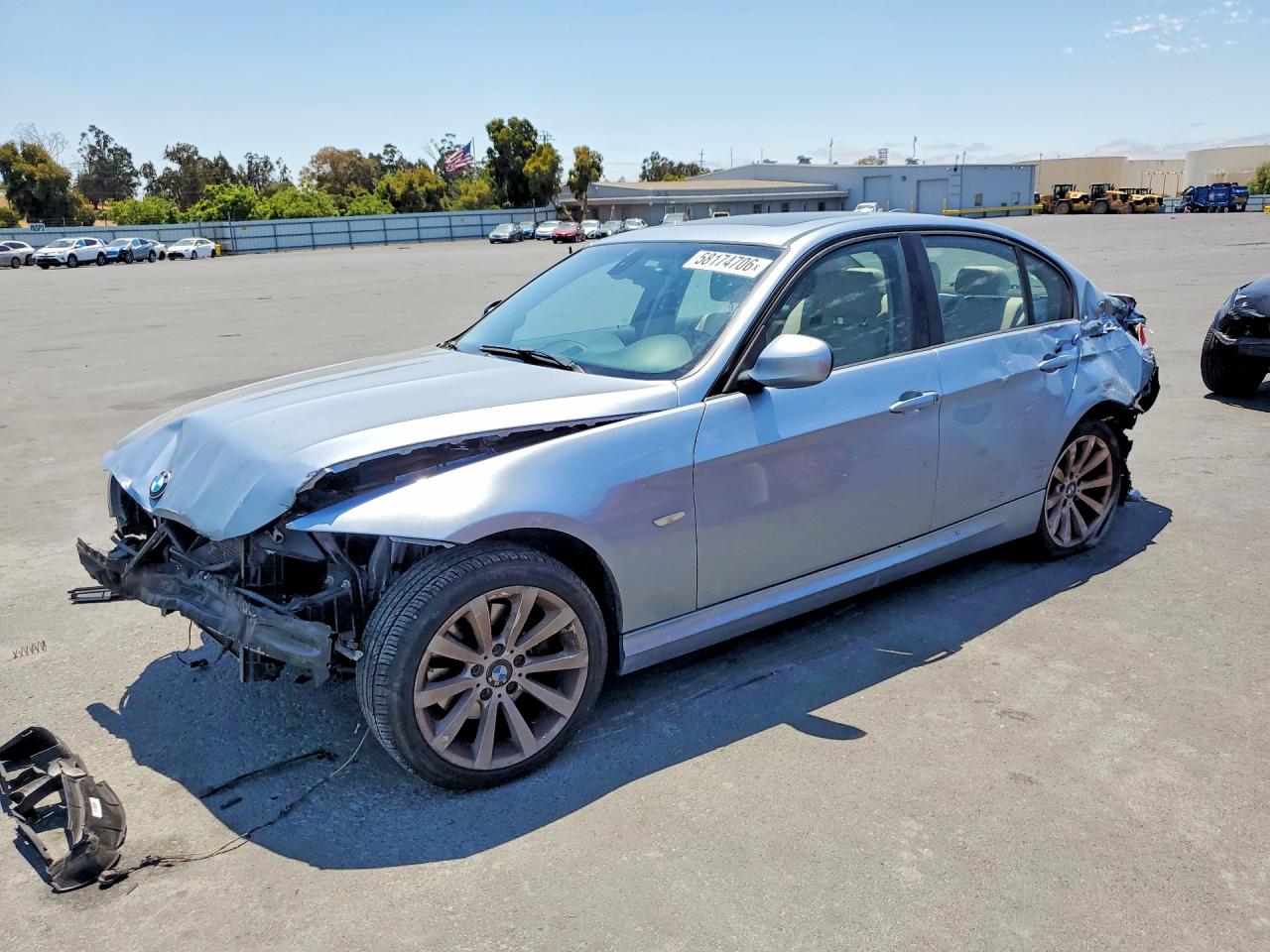 2011 Bmw 328 Xi Sulev Blue vin: WBAPK5G58BNN26547
