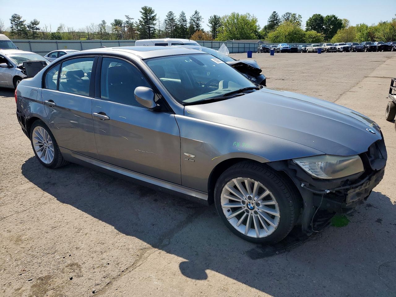 2011 Bmw 328 Xi Sulev Gray vin: WBAPK5G58BNN82245