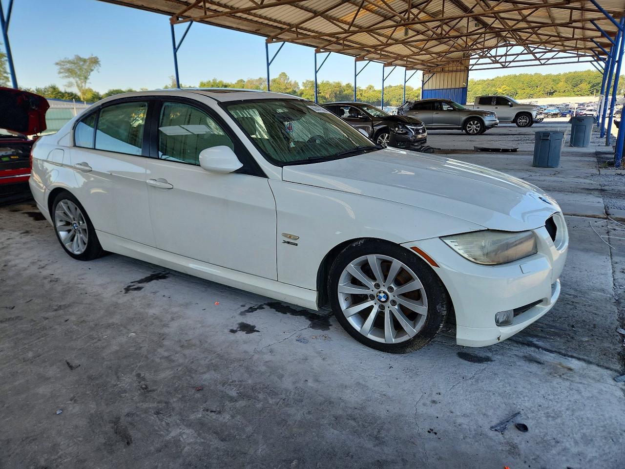 2011 Bmw 328 Xi Sulev White vin: WBAPK5G59BNN31336