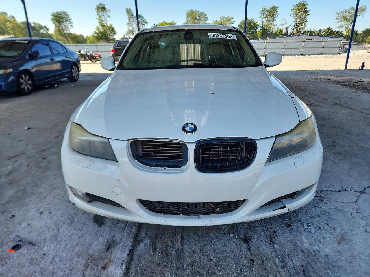 2011 Bmw 328 Xi Sulev White vin: WBAPK5G59BNN31336