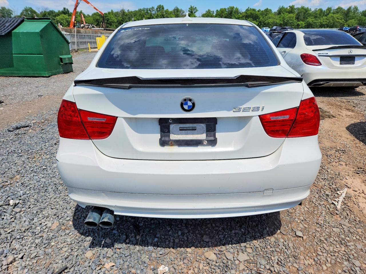 2011 Bmw 328 White vin: WBAPK5G5XBNN27117