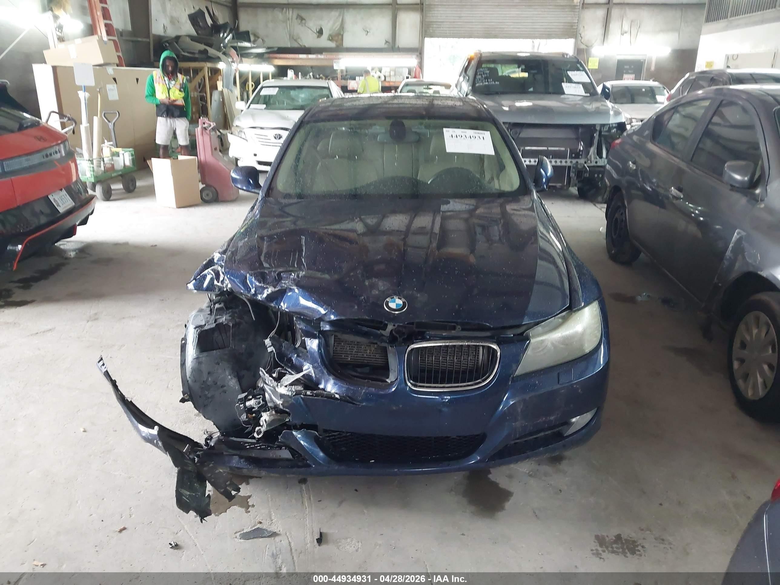 2011 Bmw 328i Xdrive Blue vin: WBAPK5G5XBNN81209