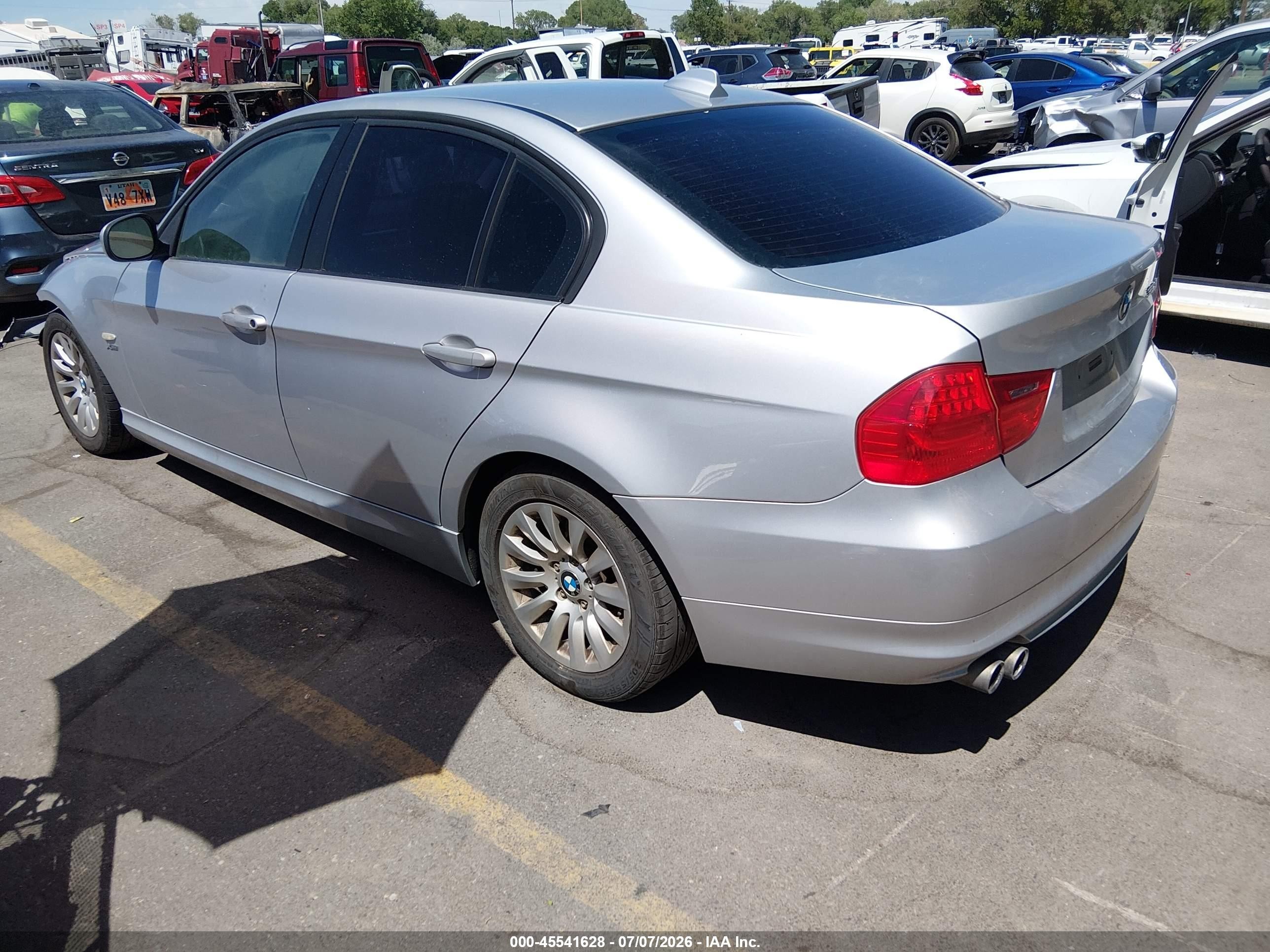 2009 Bmw 328i Xdrive Silver vin: WBAPK73509A451992