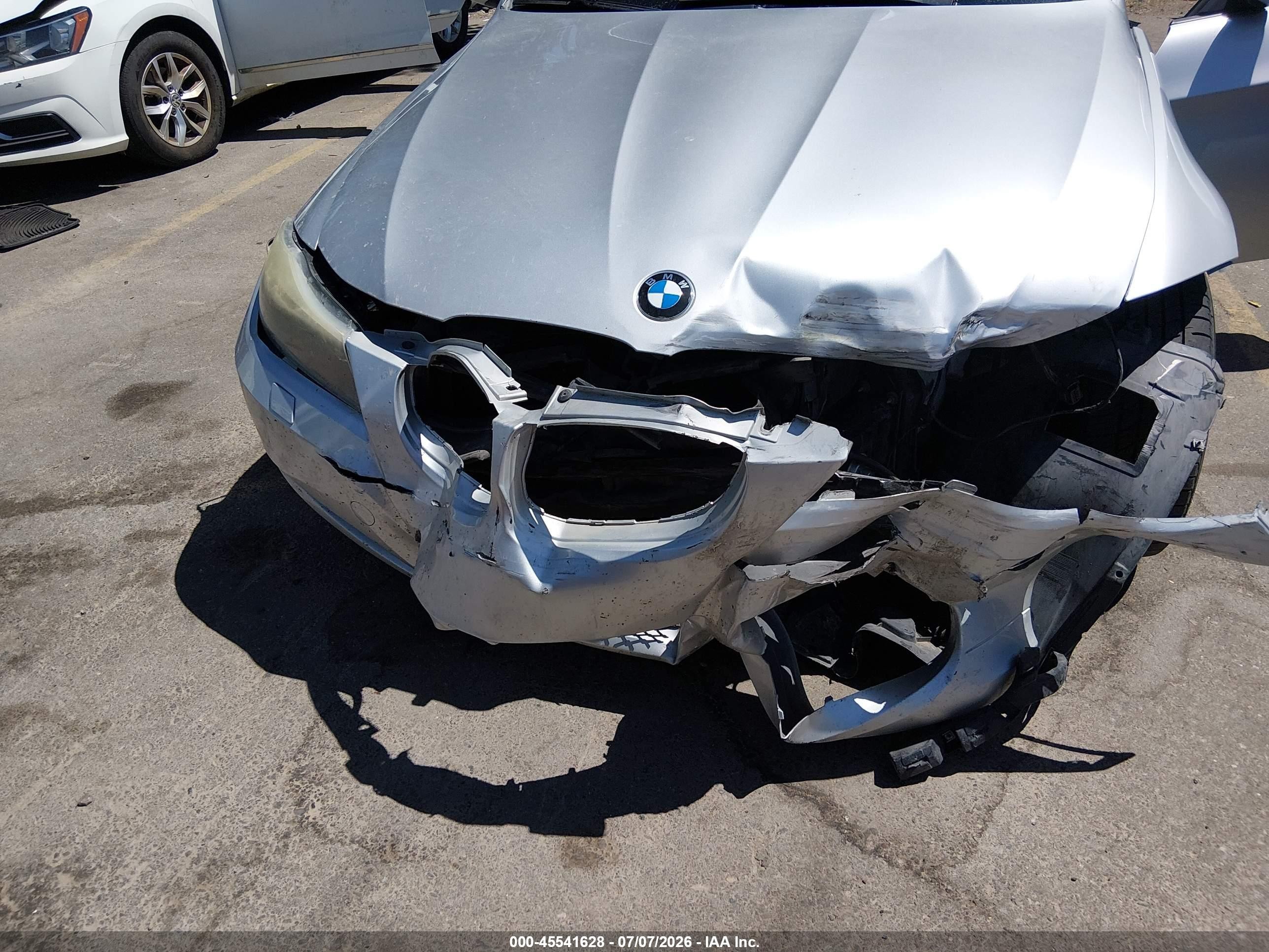 2009 Bmw 328i Xdrive Silver vin: WBAPK73509A451992
