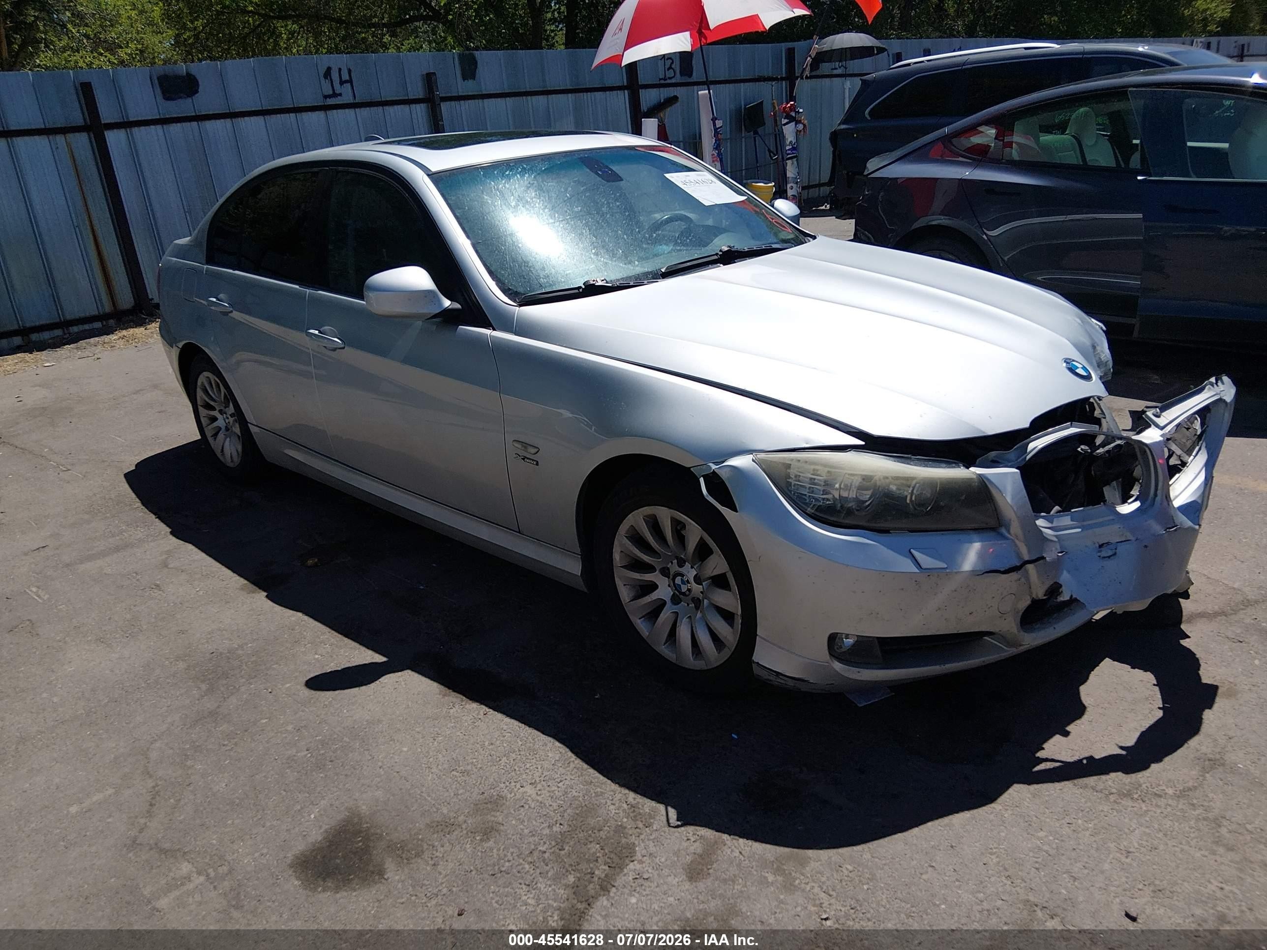 2009 Bmw 328i Xdrive Silver vin: WBAPK73509A451992