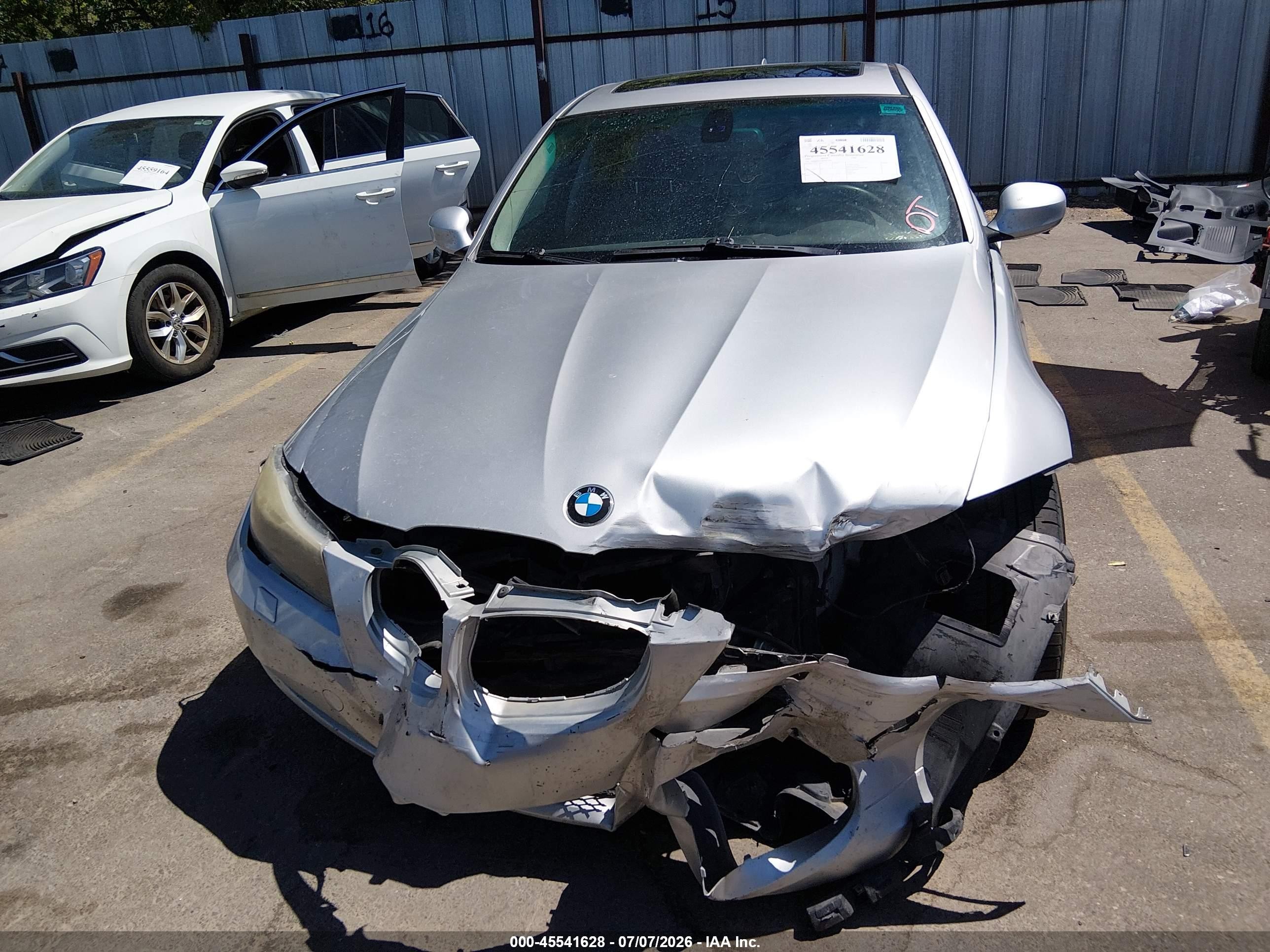 2009 Bmw 328i Xdrive Silver vin: WBAPK73509A451992