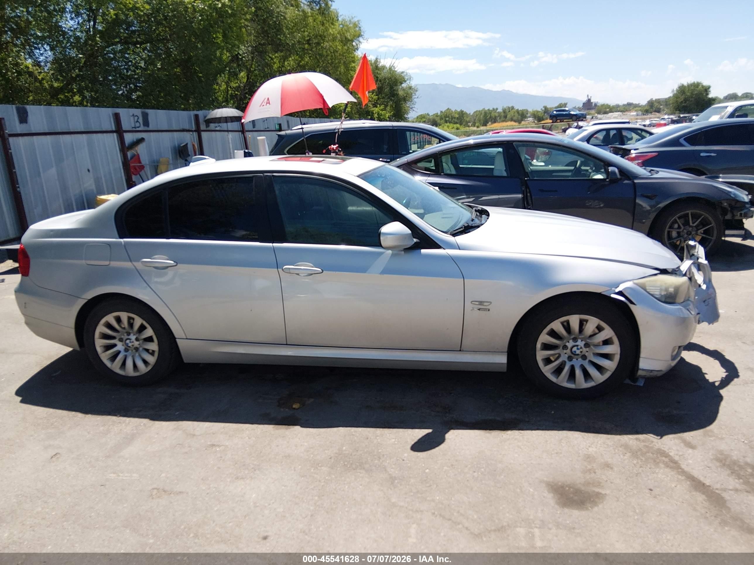 2009 Bmw 328i Xdrive Silver vin: WBAPK73509A451992